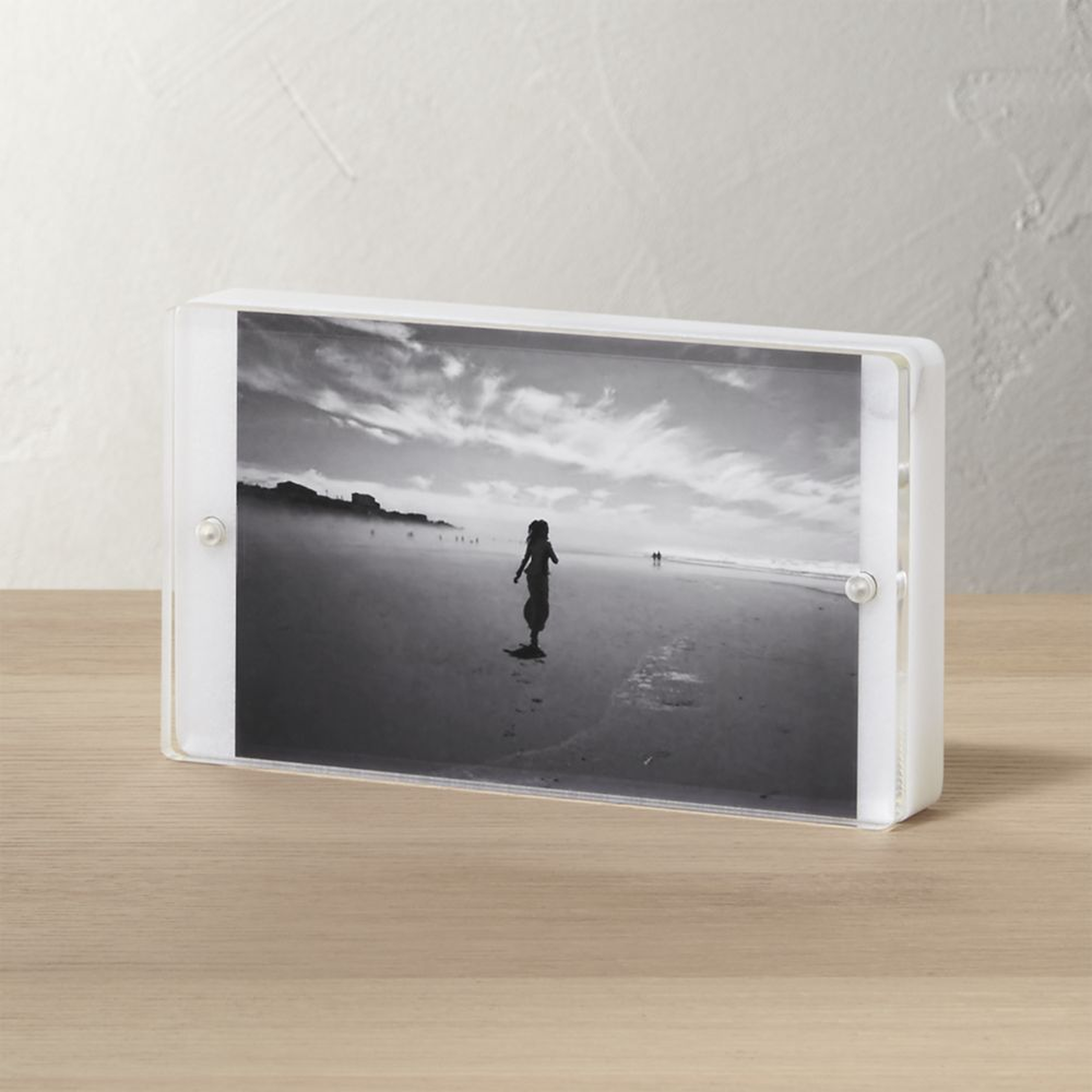 marble 4x6 picture frame - CB2