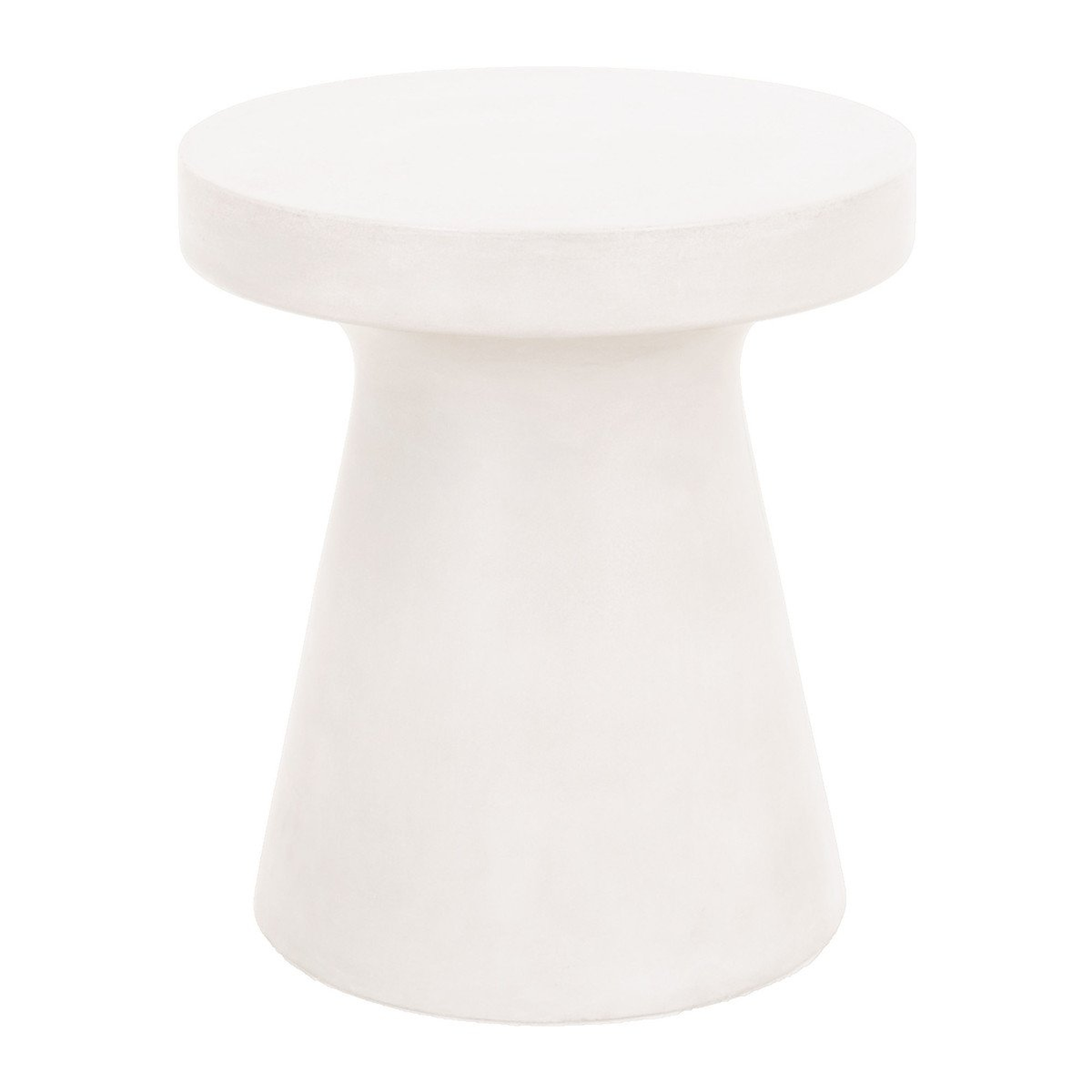 Tack Accent Table, Ivory - Alder House