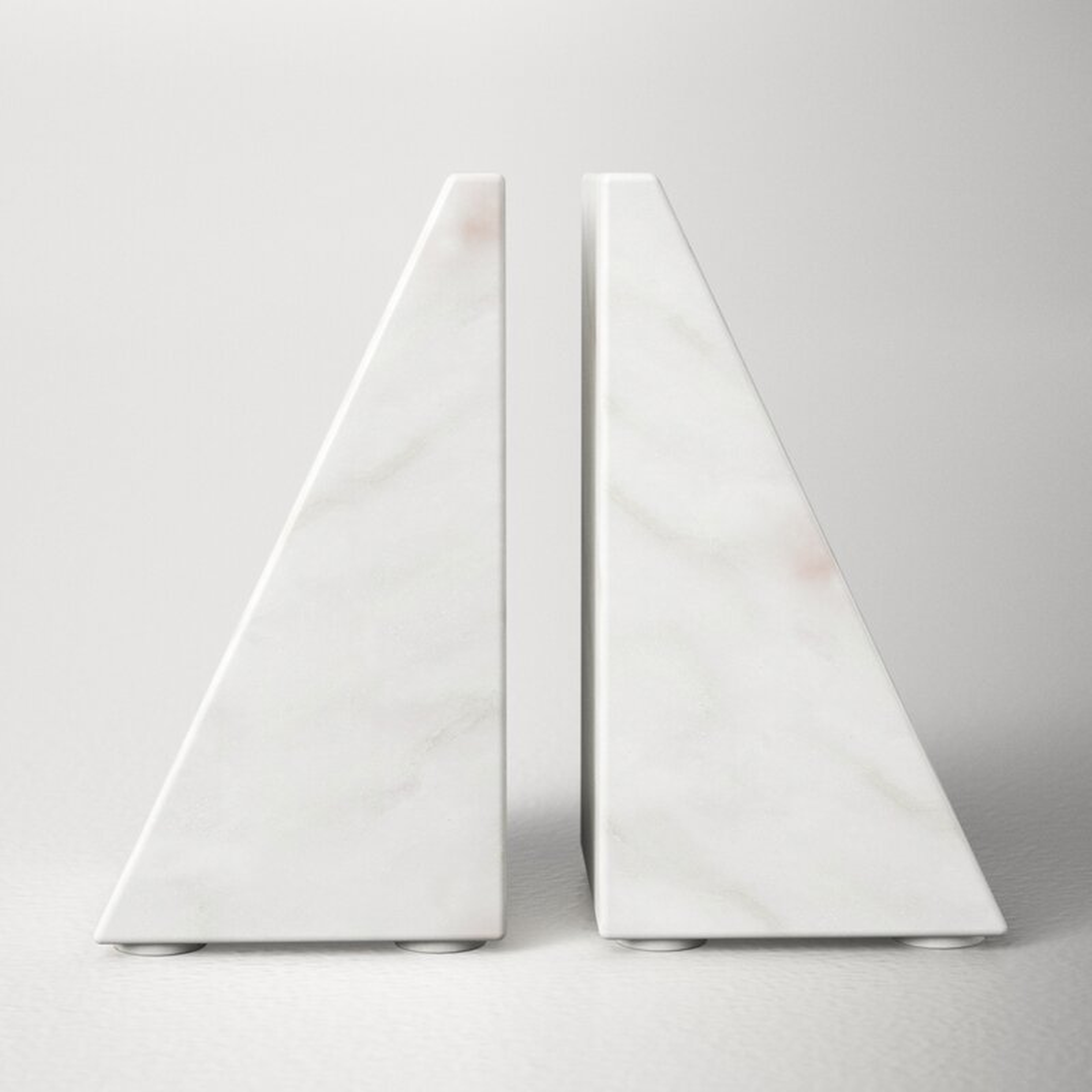 Marble Non-skid Bookends (Set of 2) - Wayfair