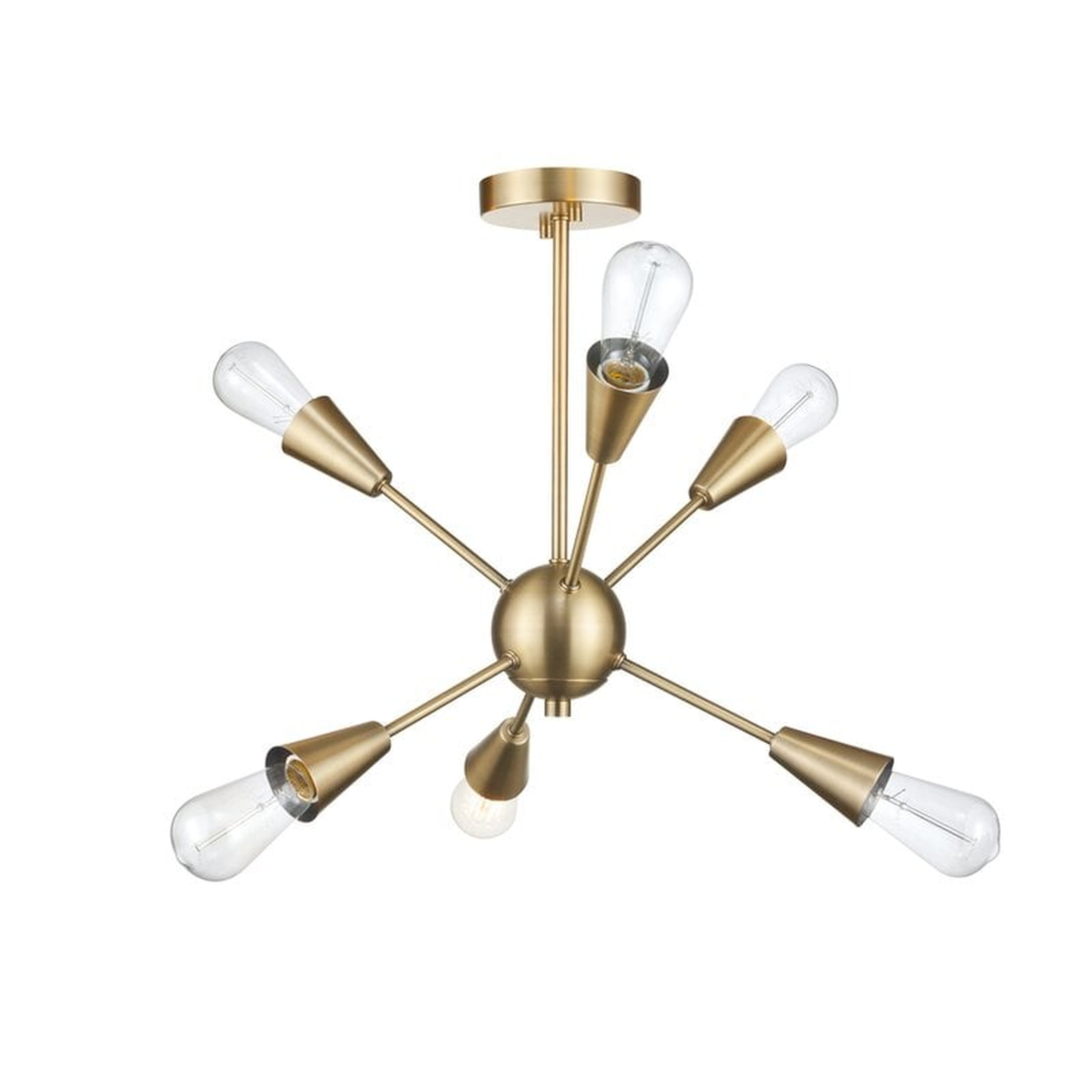 6 - Light Sputnik Sphere Chandelier - Wayfair