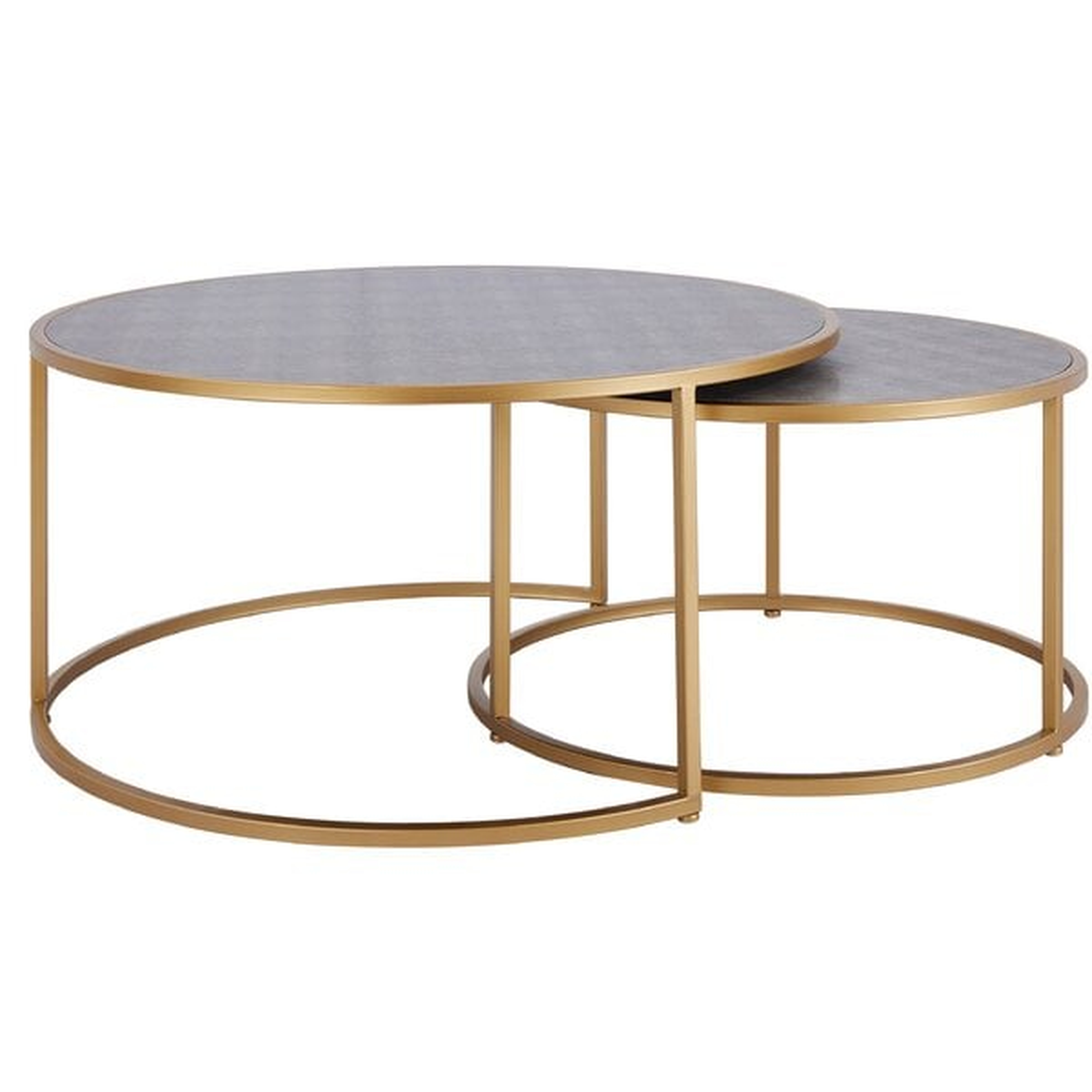 Delphine 2 Piece Coffee Table Set - Wayfair