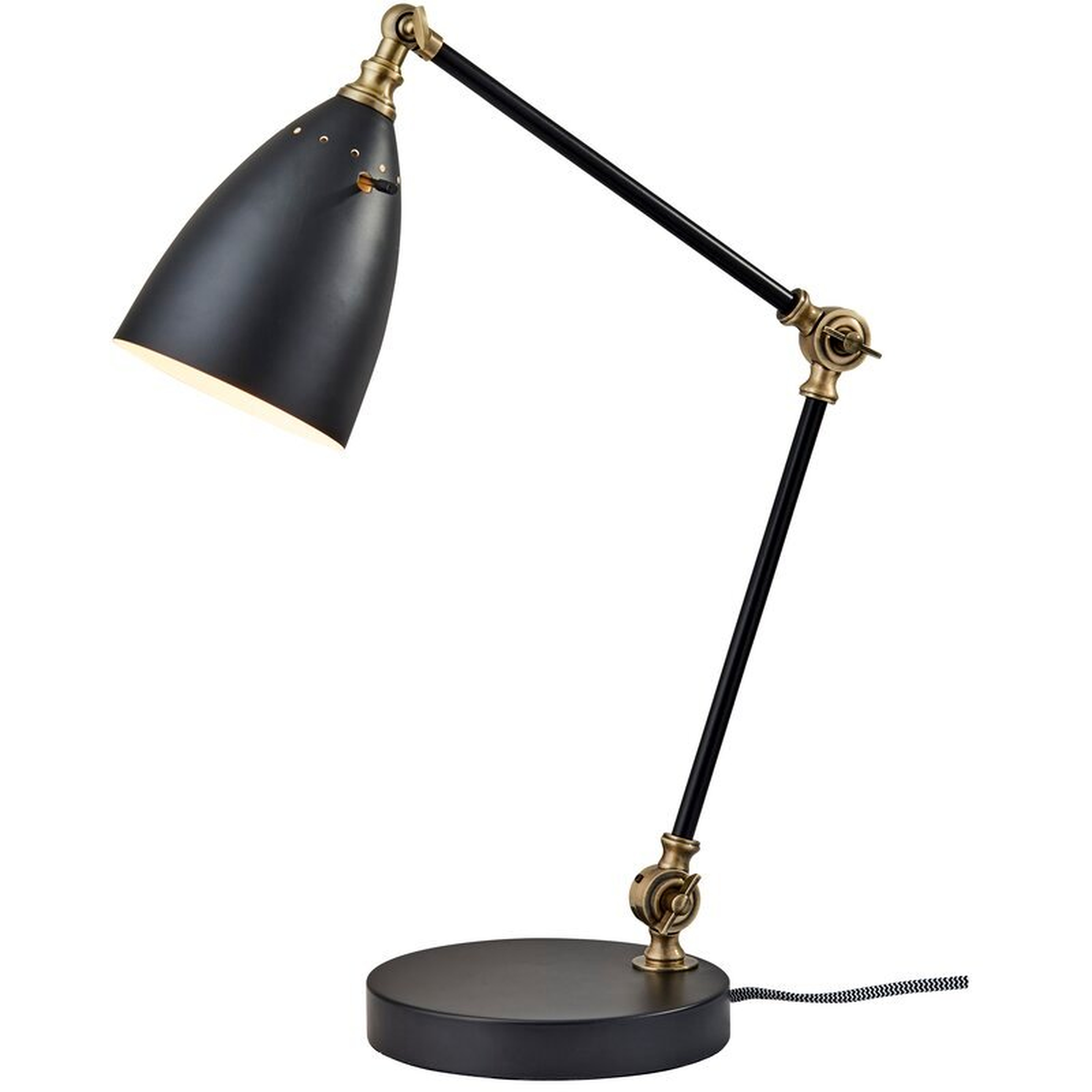 Totnes 18.5" Black Desk Lamp - Wayfair