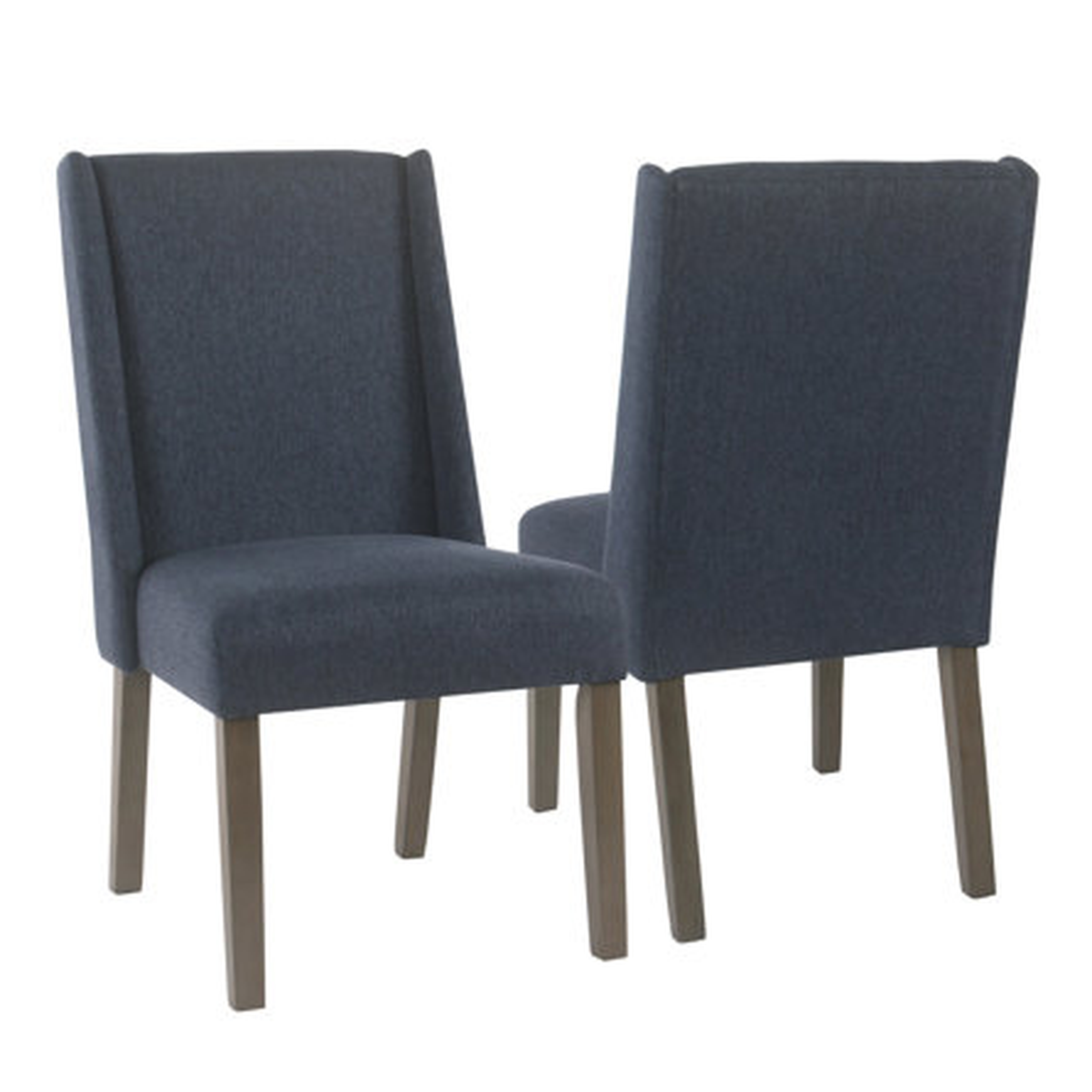 Rugeley Upholstered Dining Chair (Set of 2) / Navy - Wayfair