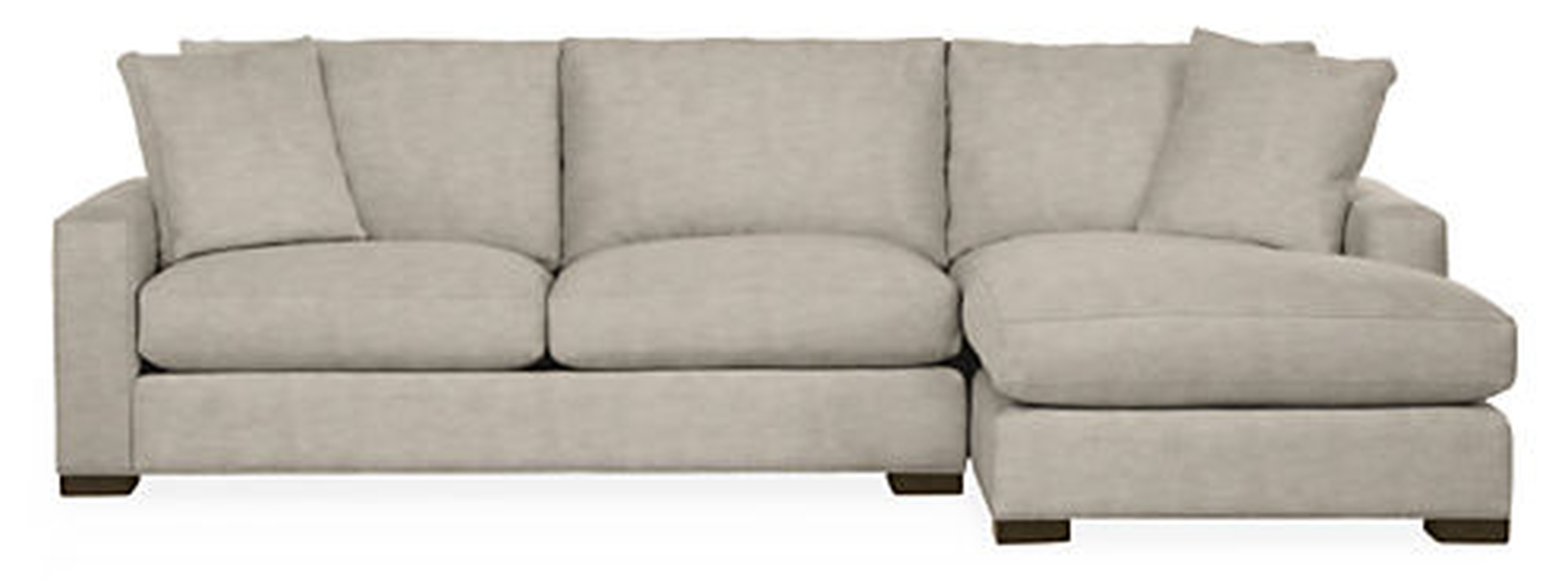 Metro Sectional, 112 Sofa with Right Arm Chaise // Destin Linen - Room & Board