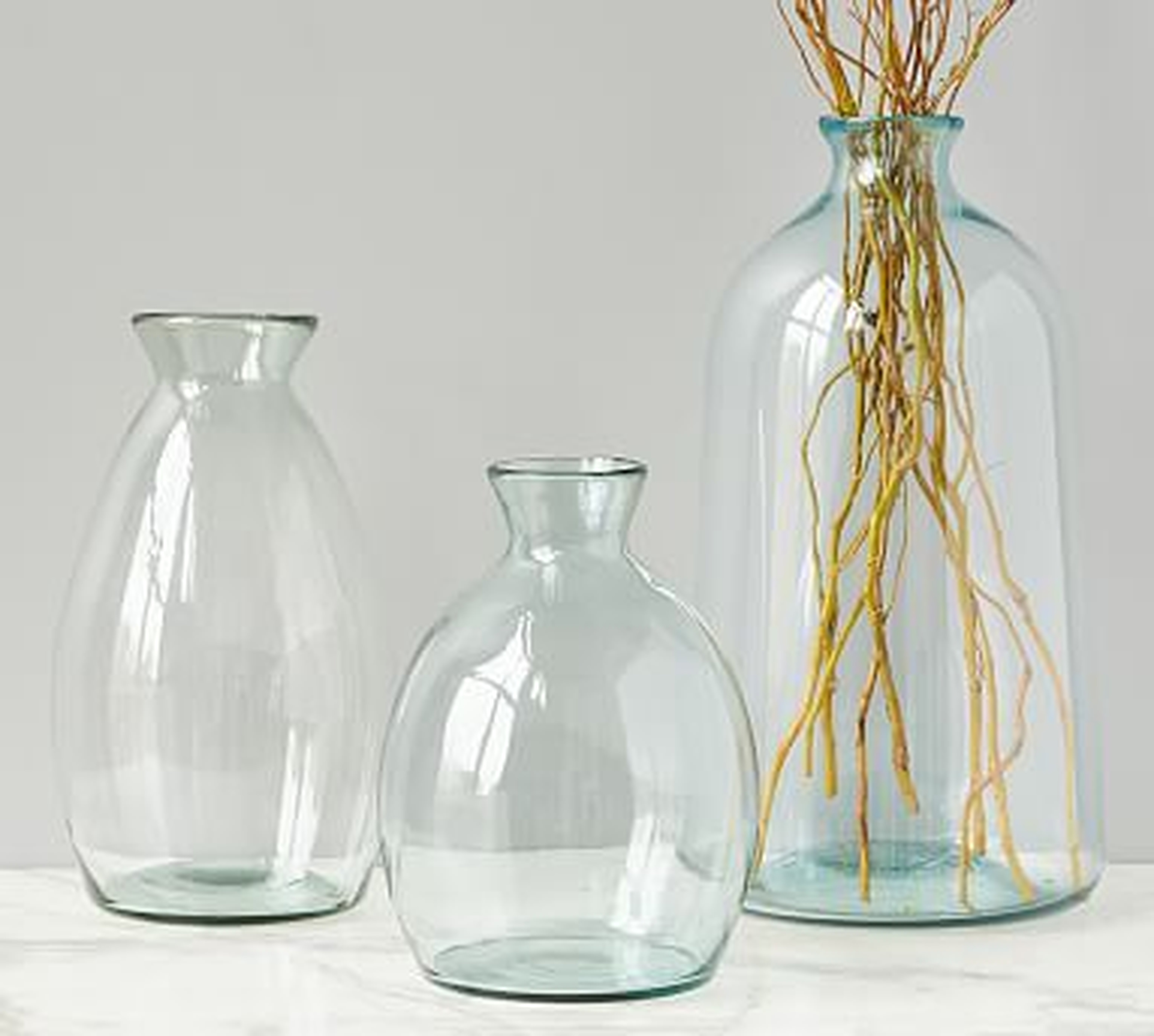 Artisanal Glass Vase, Small - Pottery Barn