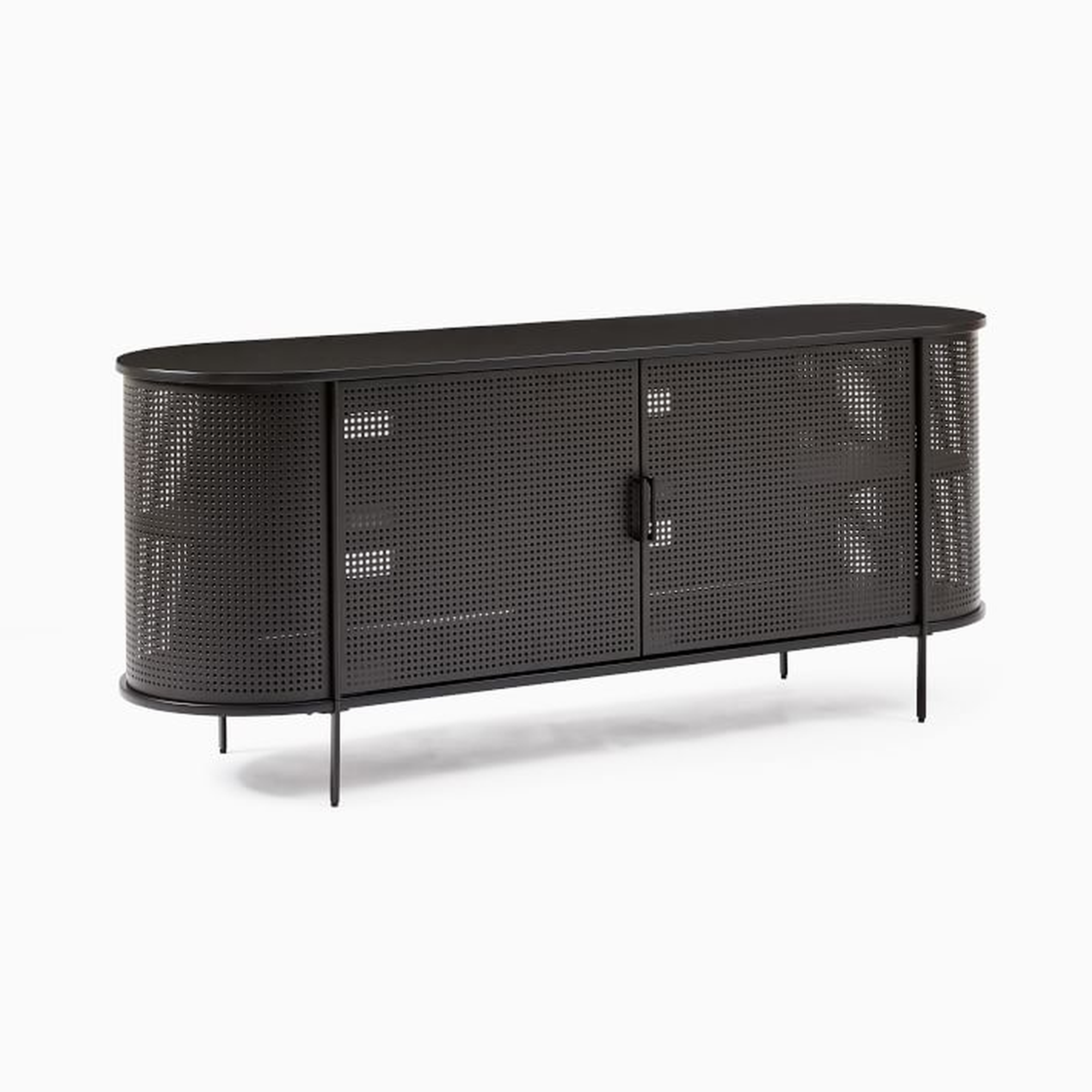Perforated Metal Media Console - West Elm