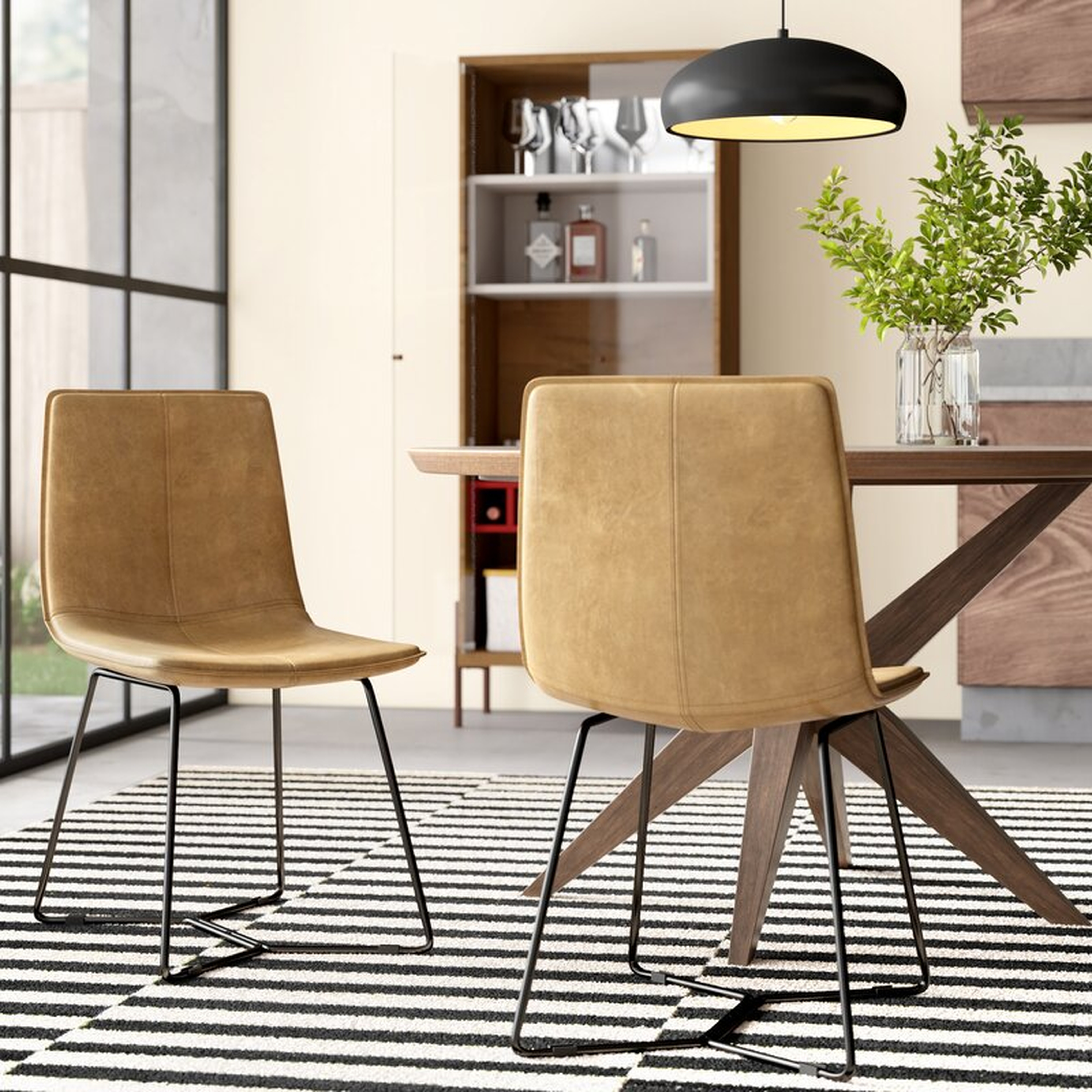 Adelyn Upholstered Dining Chair (Set of 2) - AllModern
