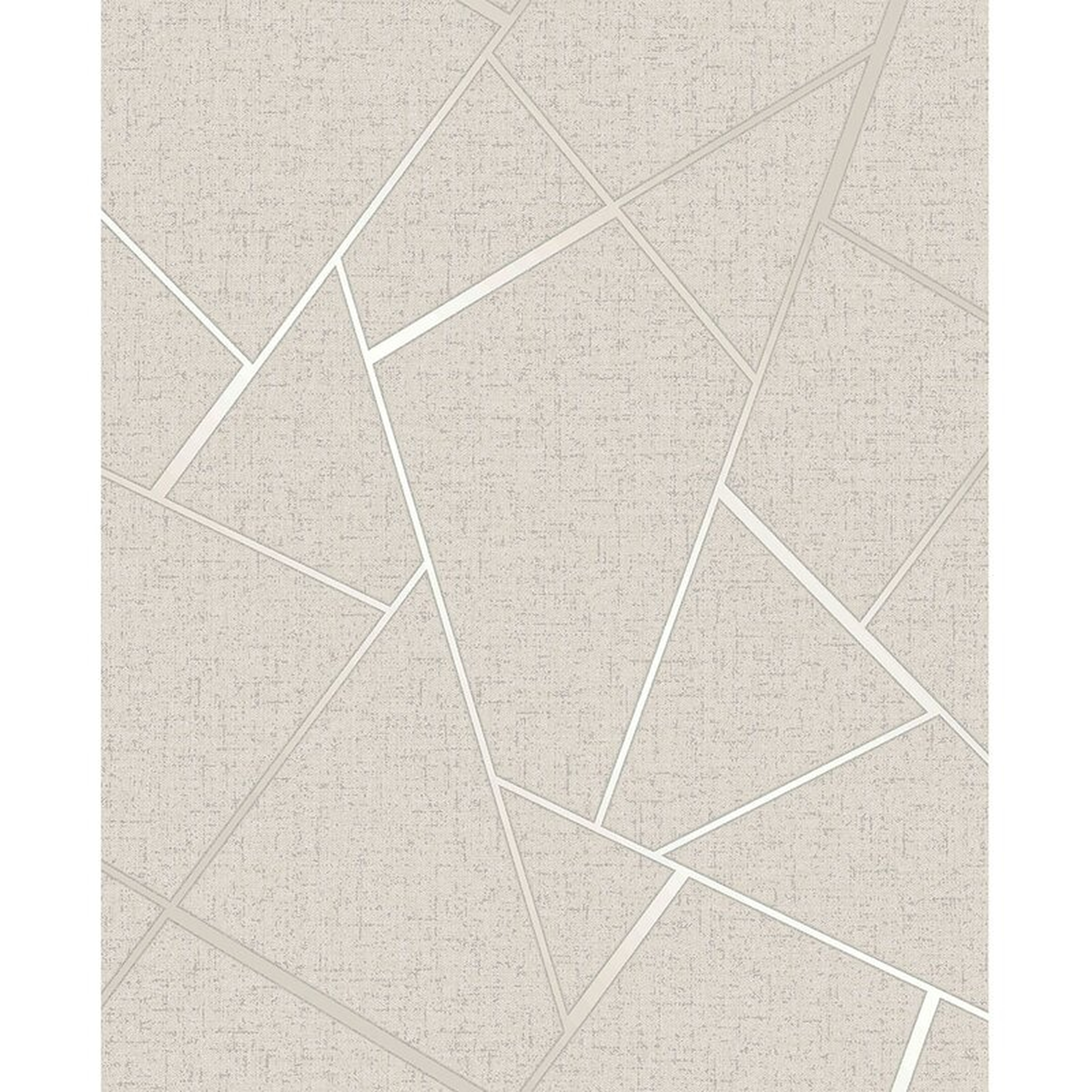 Ozella Quartz Fractal 33' L x 20.5" W Wallpaper Roll / Gold - Wayfair