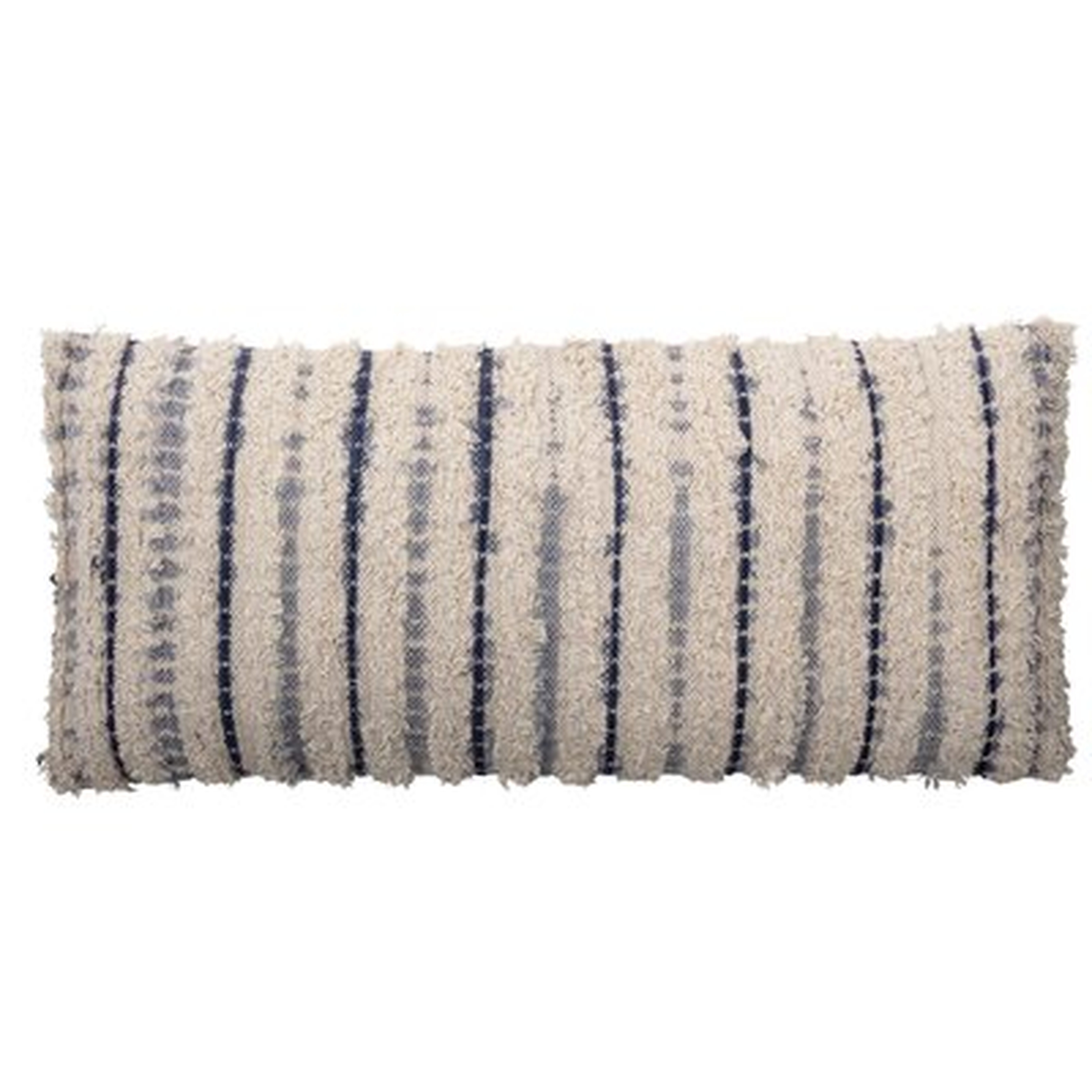 Gilman Cotton Striped Lumbar Pillow - Wayfair