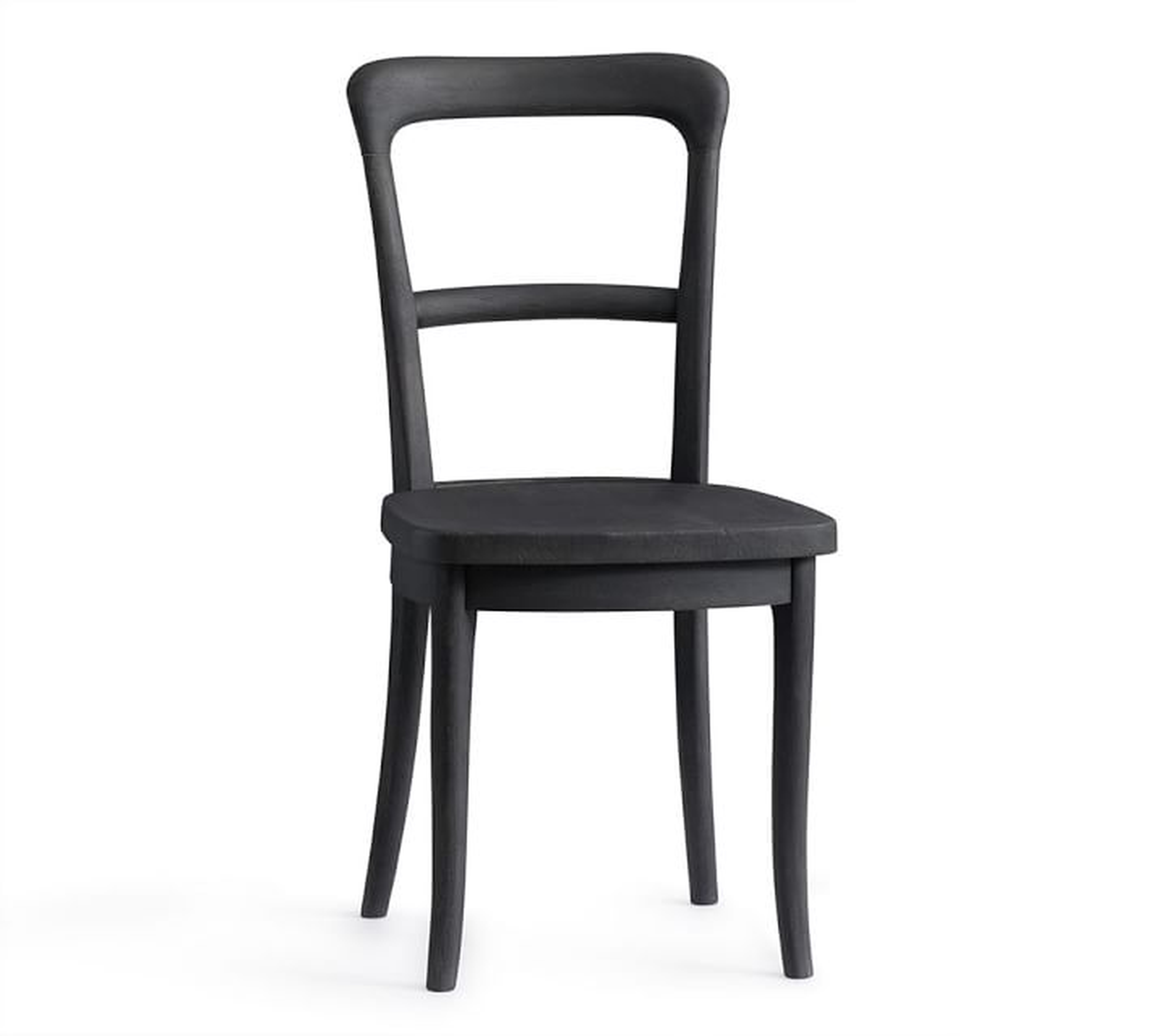 Cline Dining Chair, Charcoal - Pottery Barn