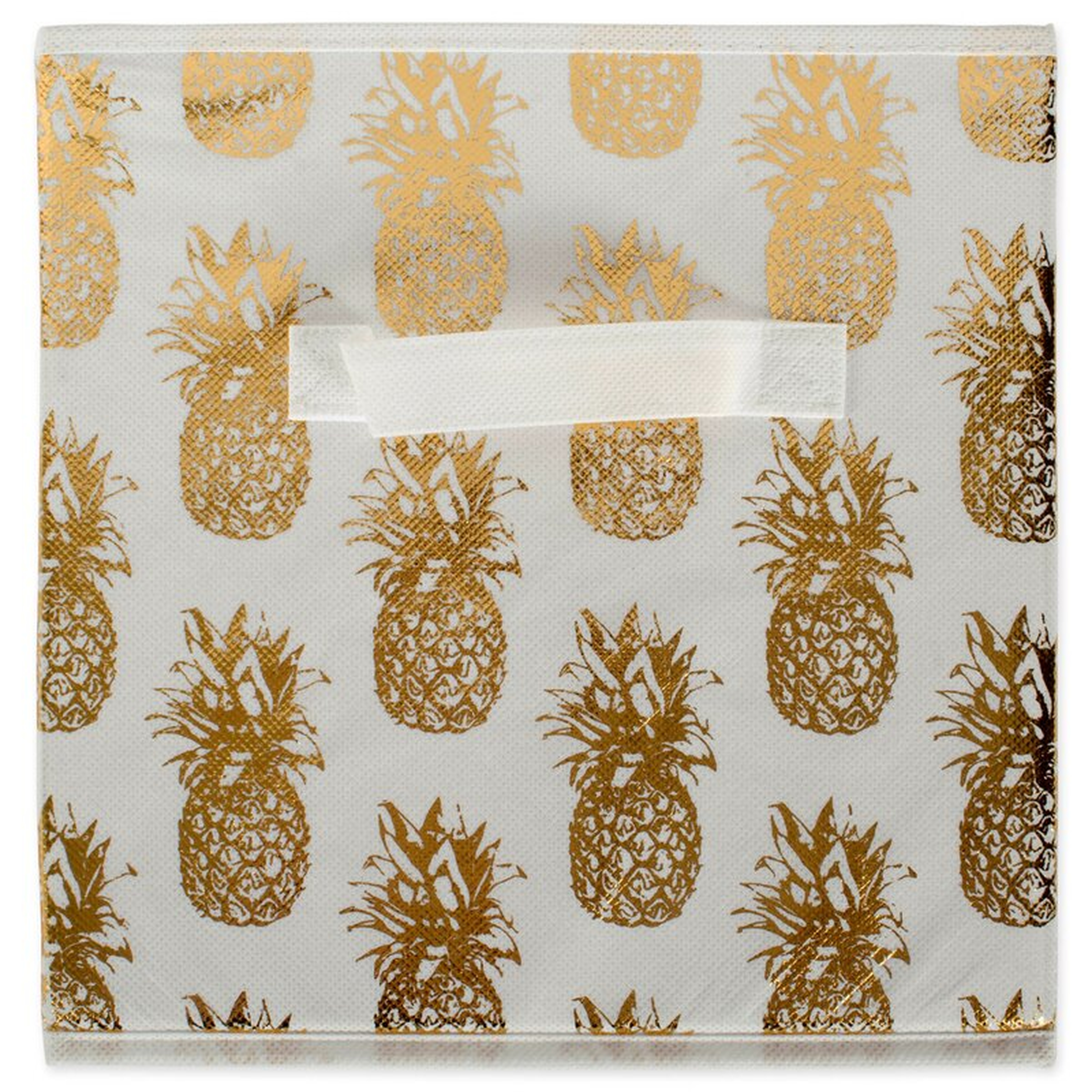 Pineapple Nonwoven 2 Piece Fabric Cube Set - Wayfair