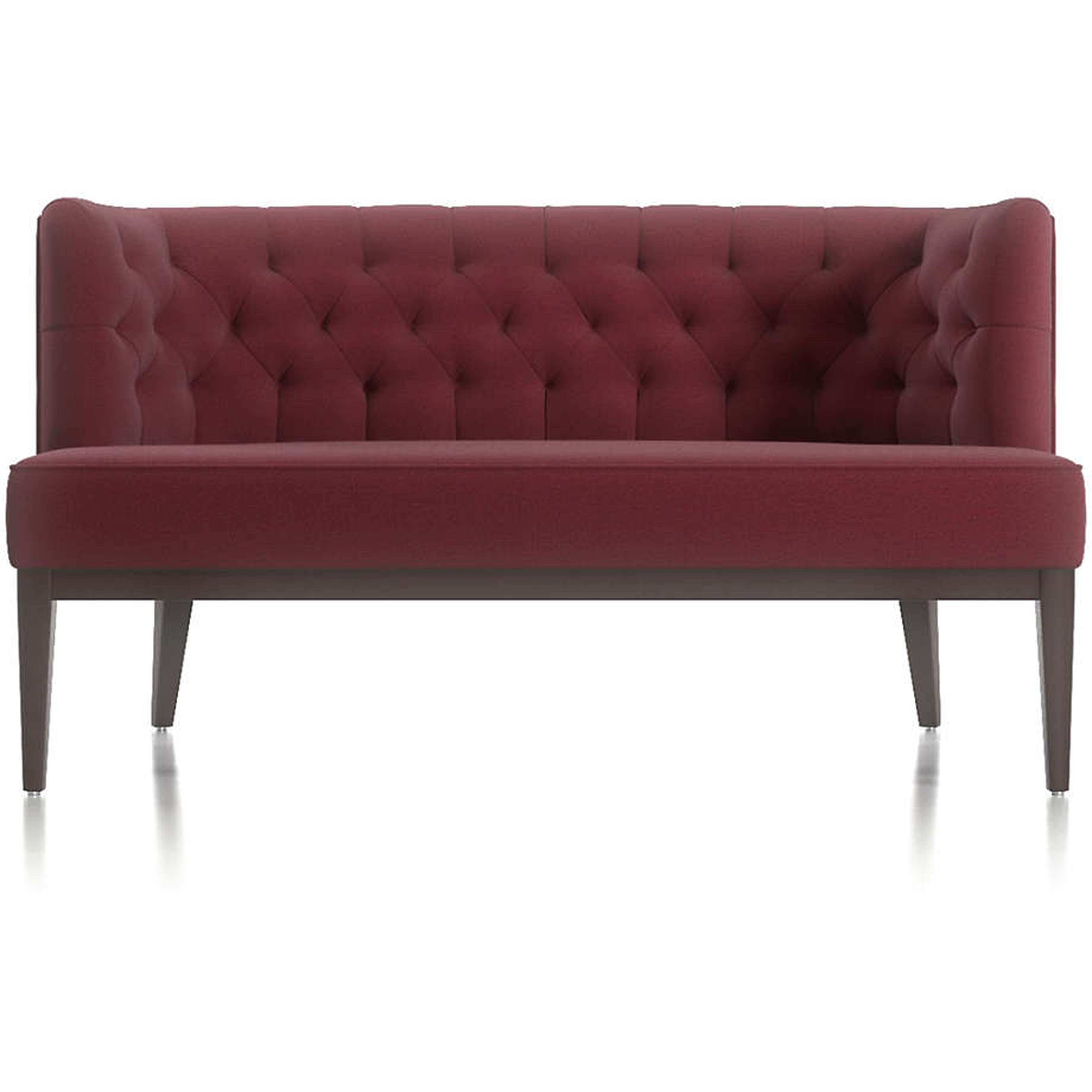 Grayson Tufted Settee - Crate and Barrel