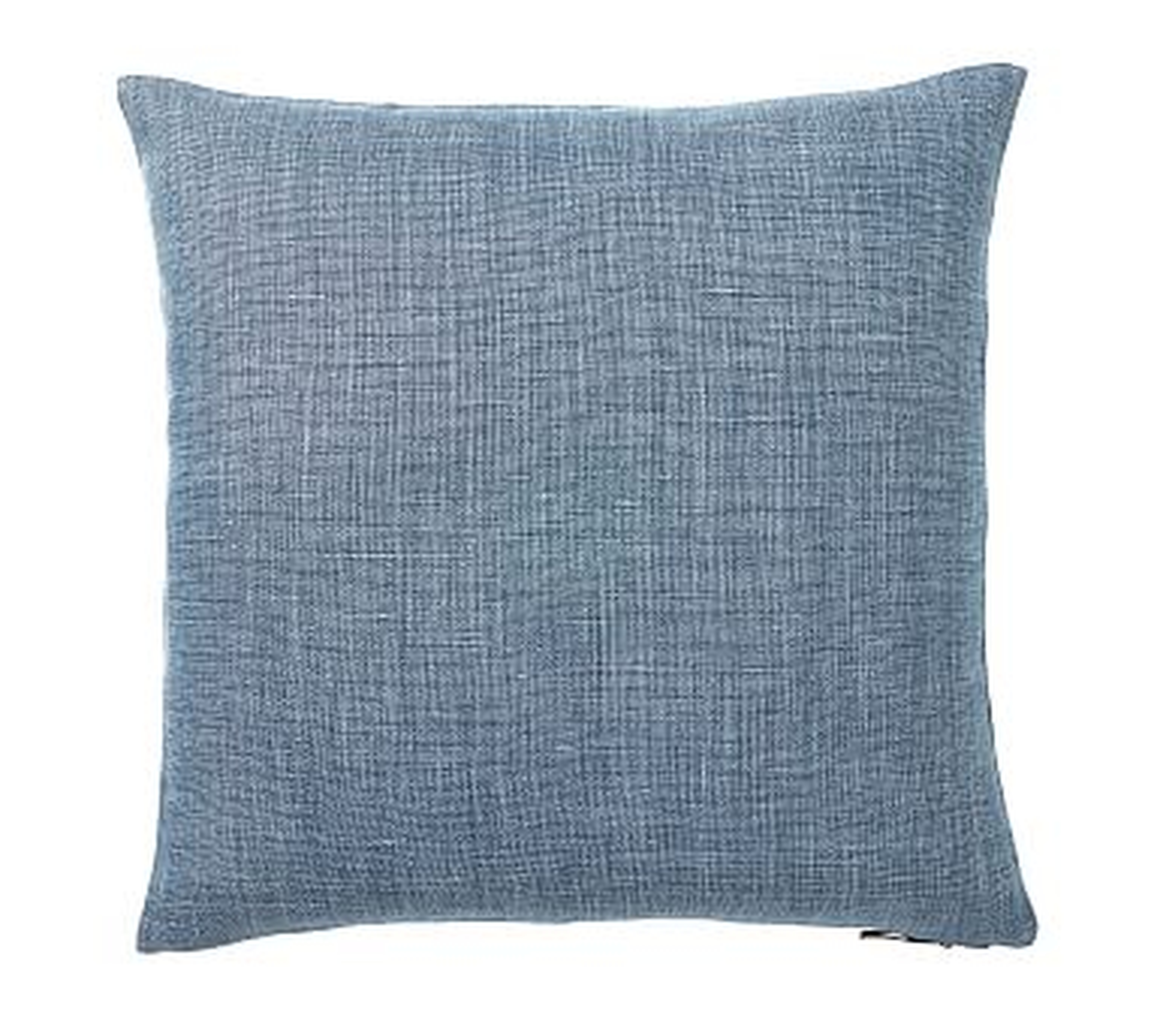 Libeco Linen Pillow Cover, 24", Midnight - Pottery Barn