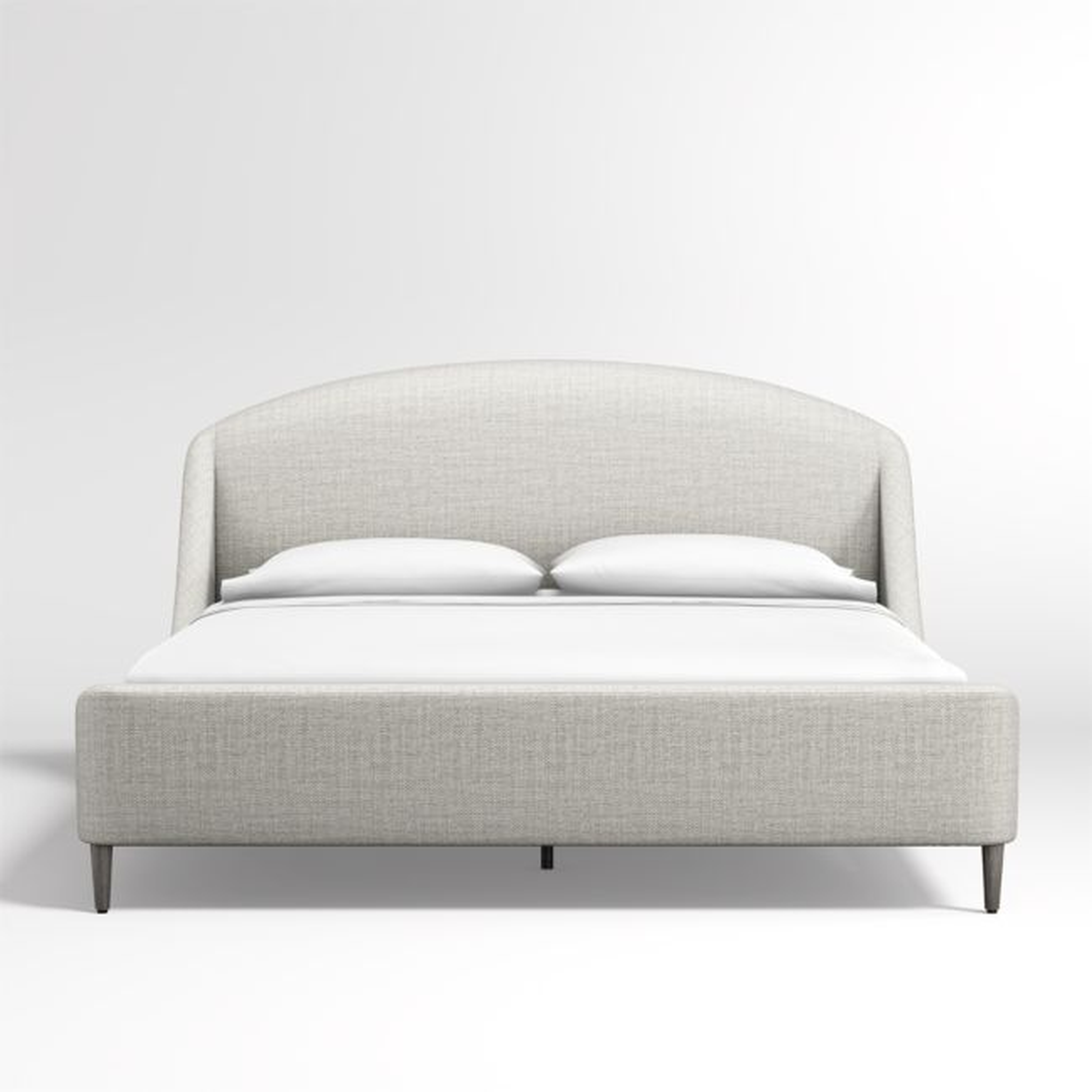 Lafayette Mist Upholstered King Bed - Backordered Until Mid-May - Crate and Barrel