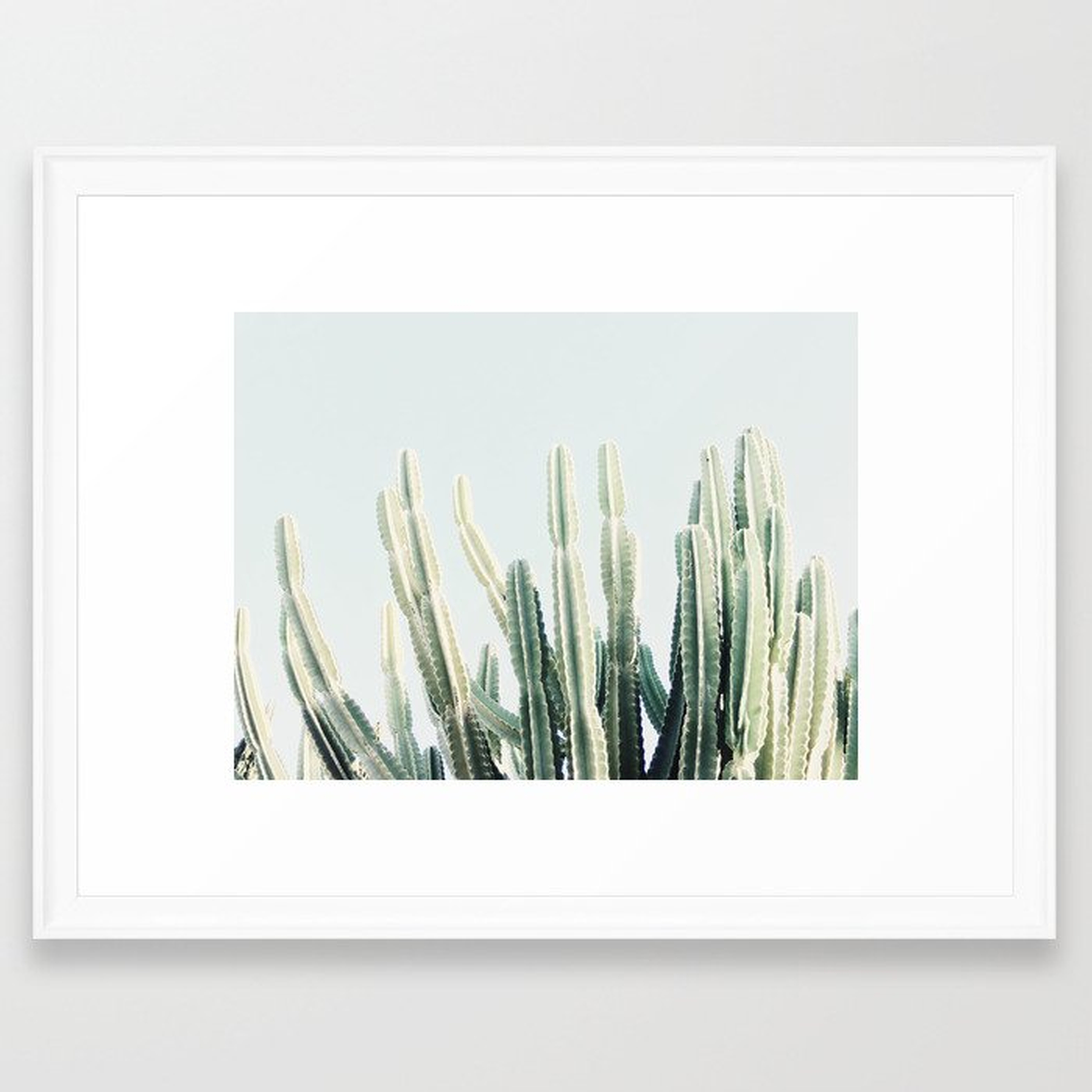 Desert Framed Art Print - Scoop Black Mini 10" x 12" by Almostmakesperfect - Society6