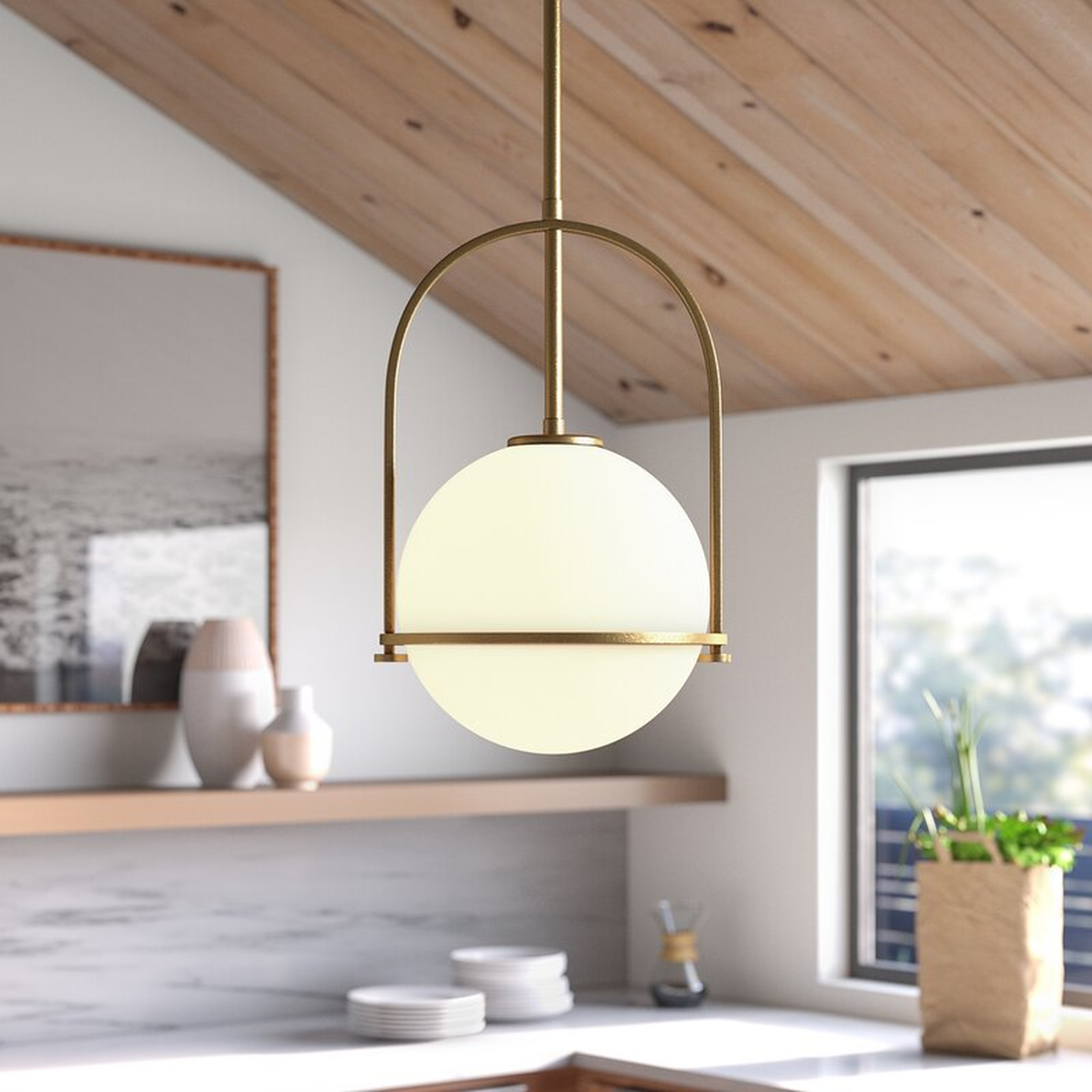 Colvin 1 - Light Single Globe Pendant - Wayfair