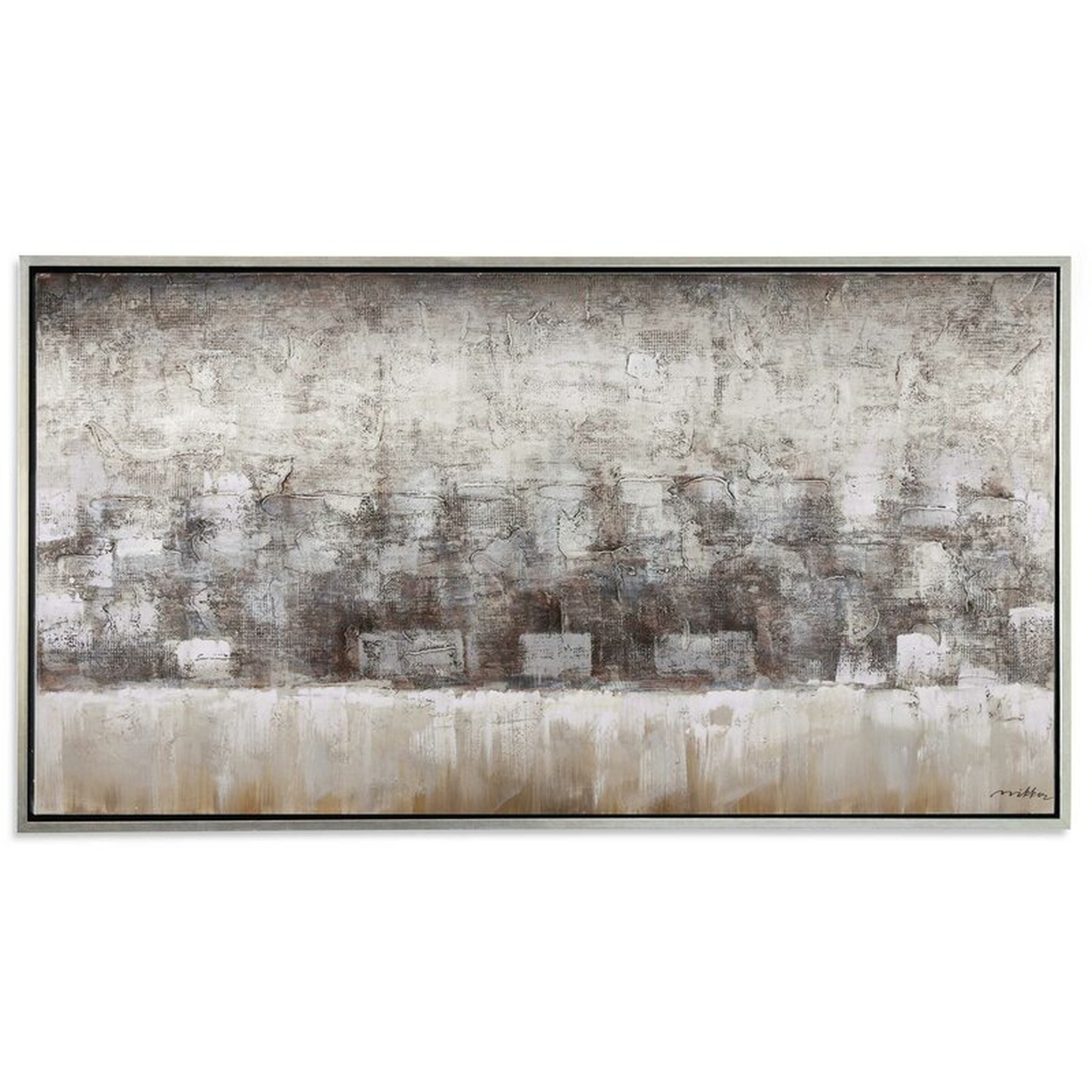 'Sandstorm' Framed Painting on Canvas - Wayfair