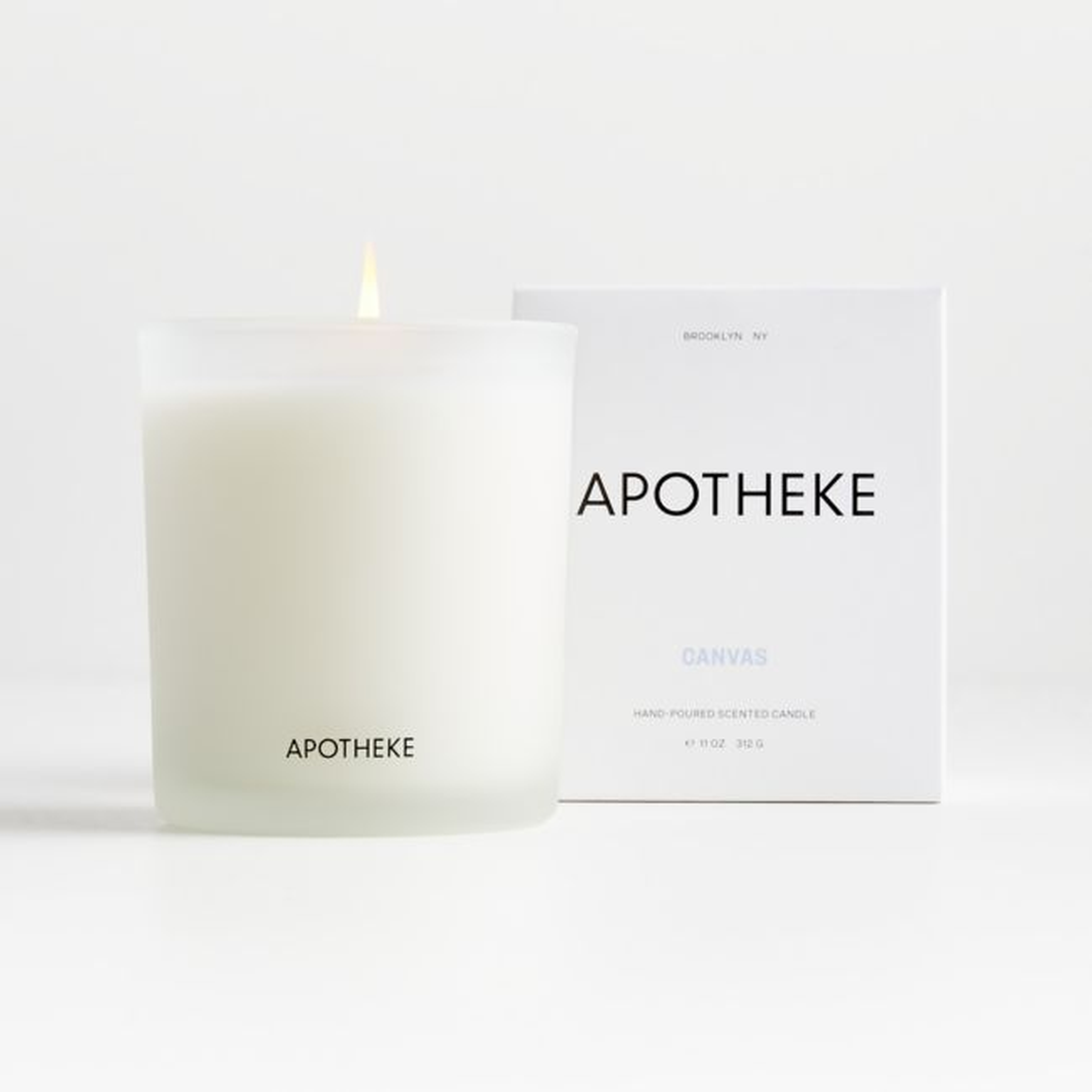 Apotheke Canvas-Scented Candle - Crate and Barrel
