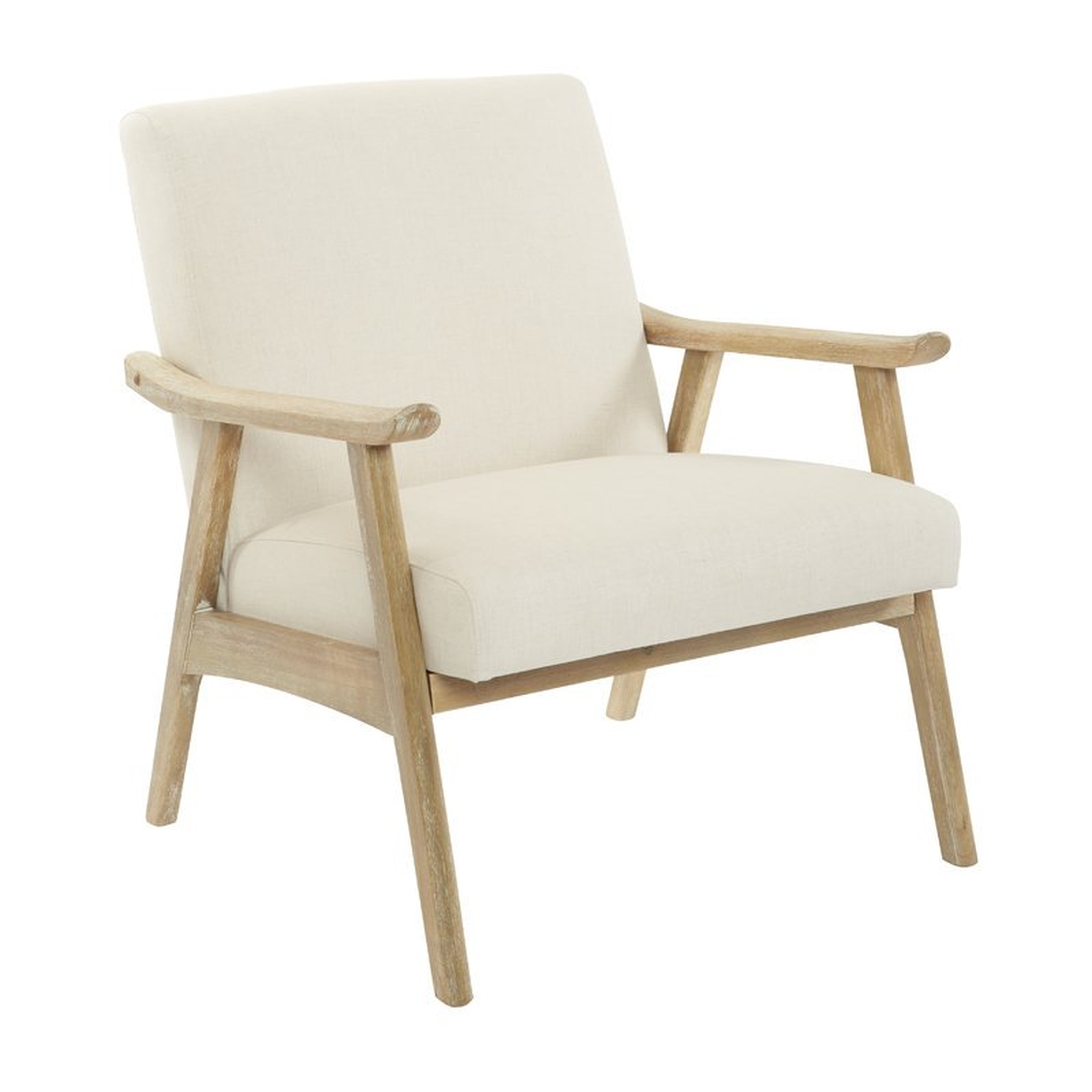 Kayla Lounge Chair -  Linen - Wayfair