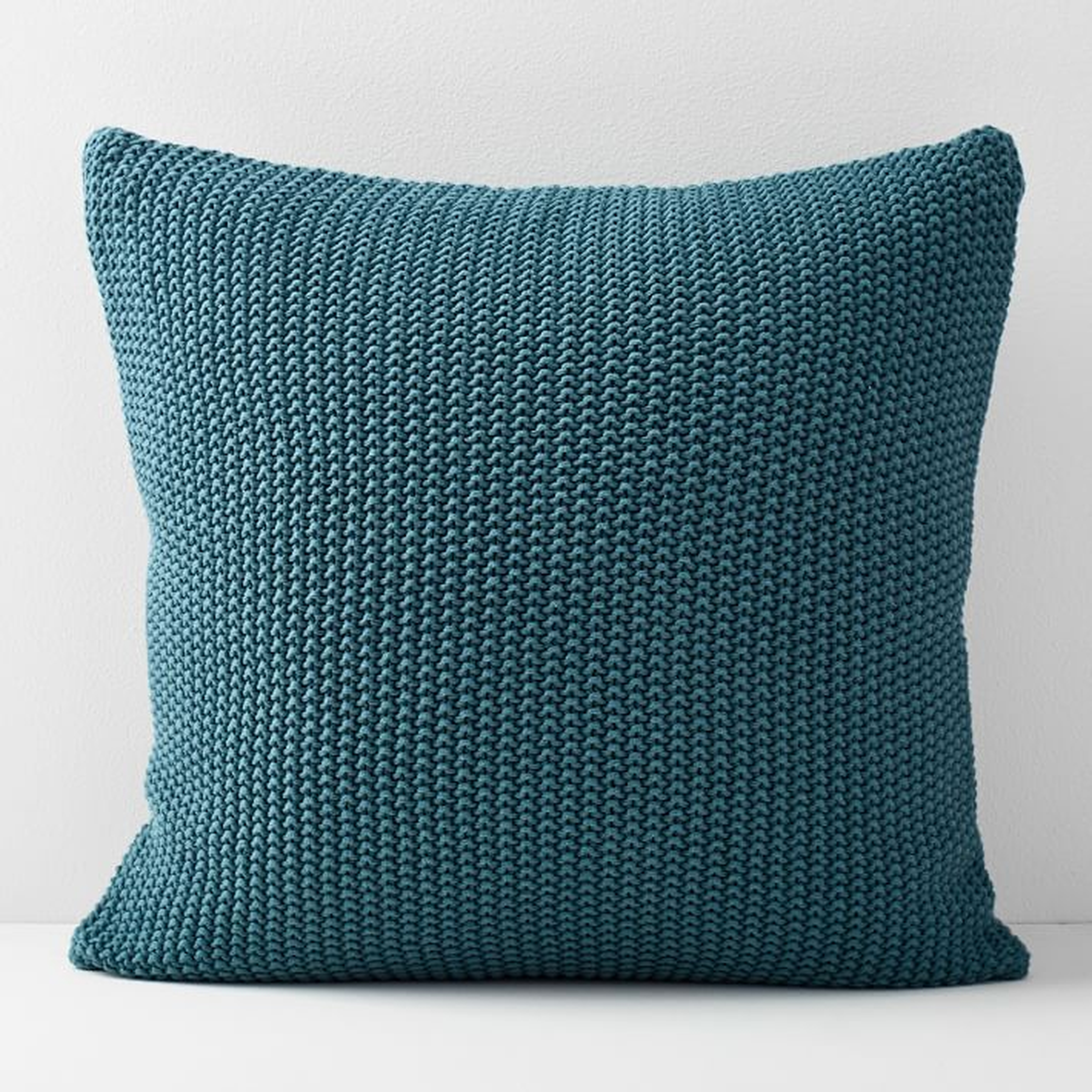 Cotton Knit Pillow Cover - West Elm