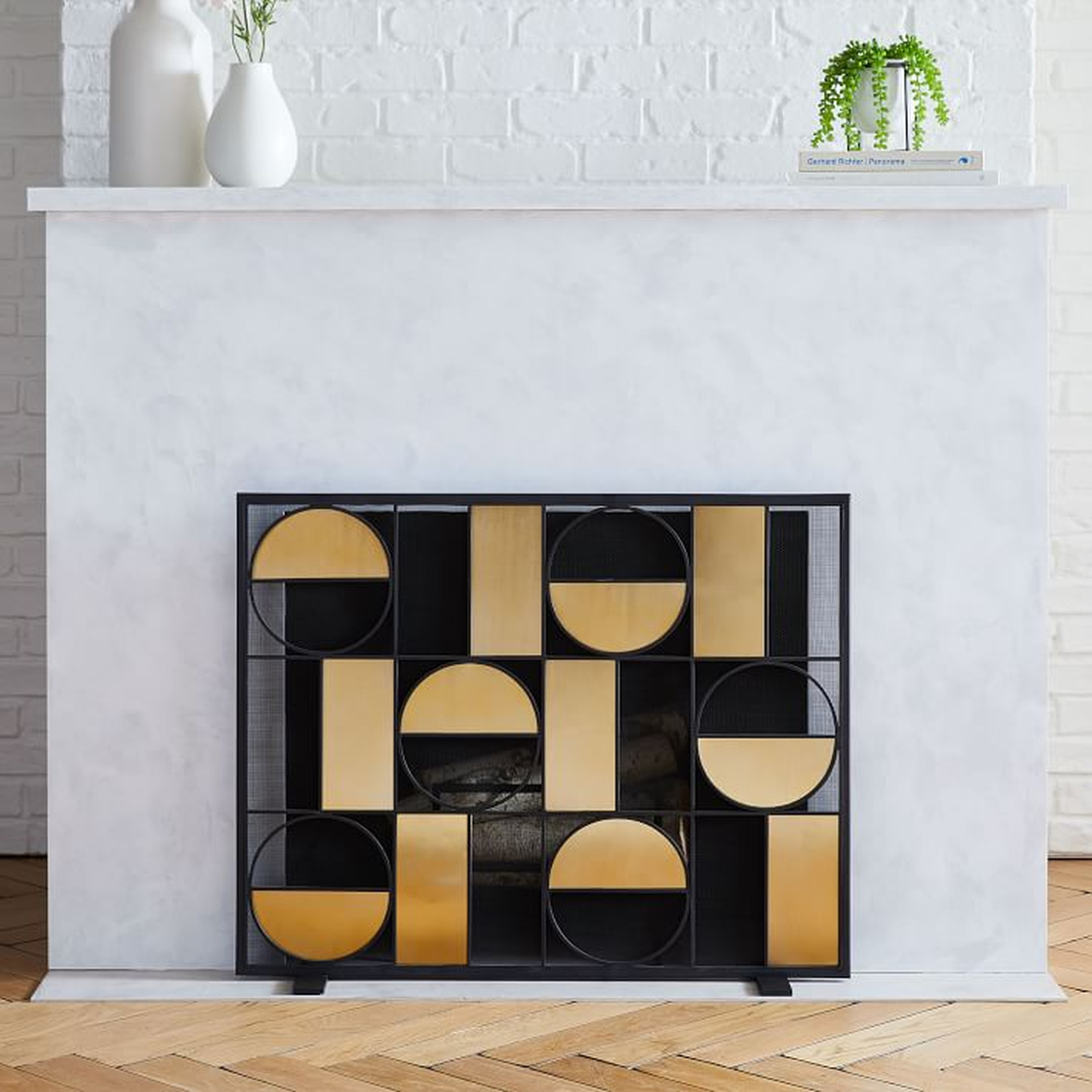 Graphic Fireplace Collection - Screen - West Elm