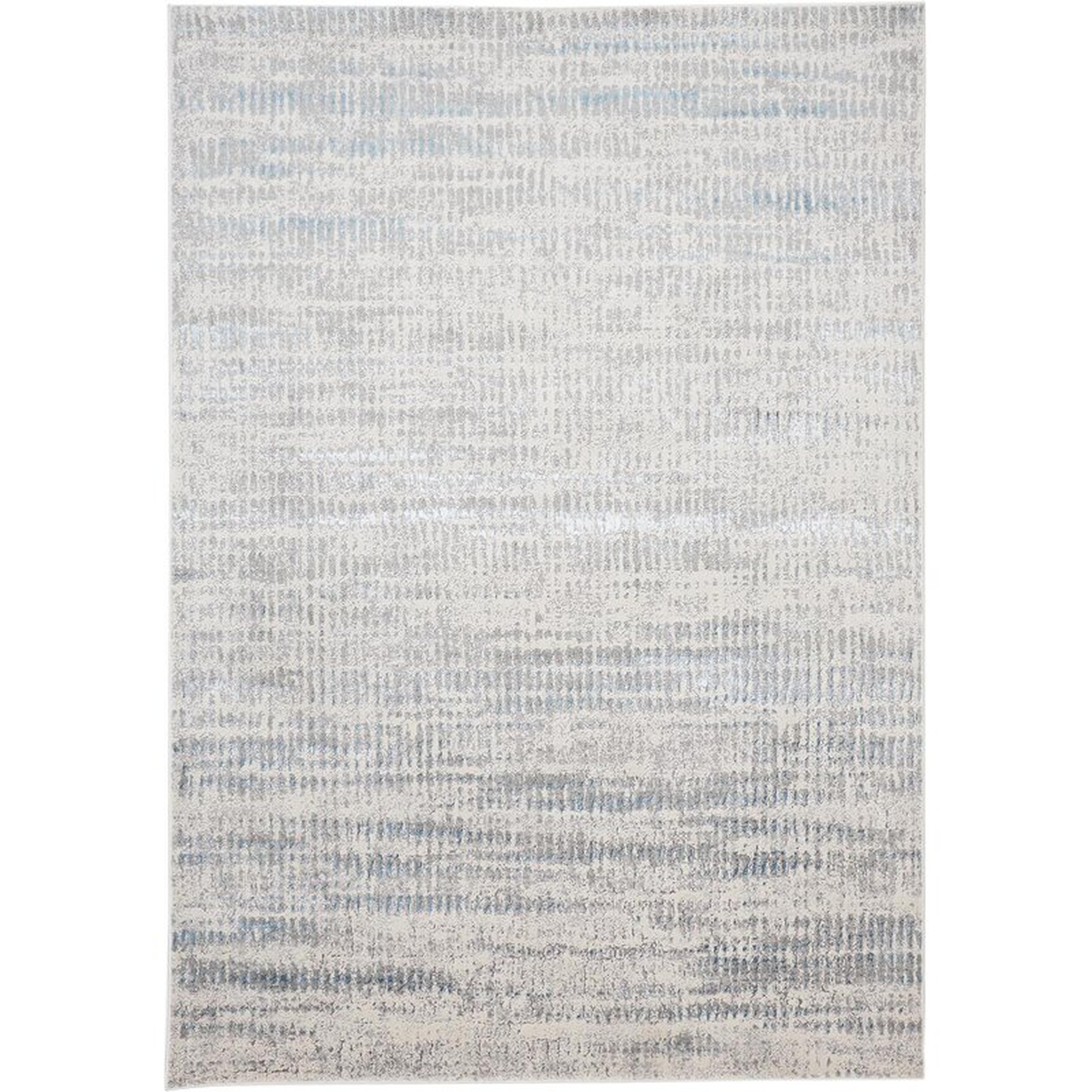 Nikola Abstract Power Loom Gray Area Rug 10'x13'2" - Wayfair