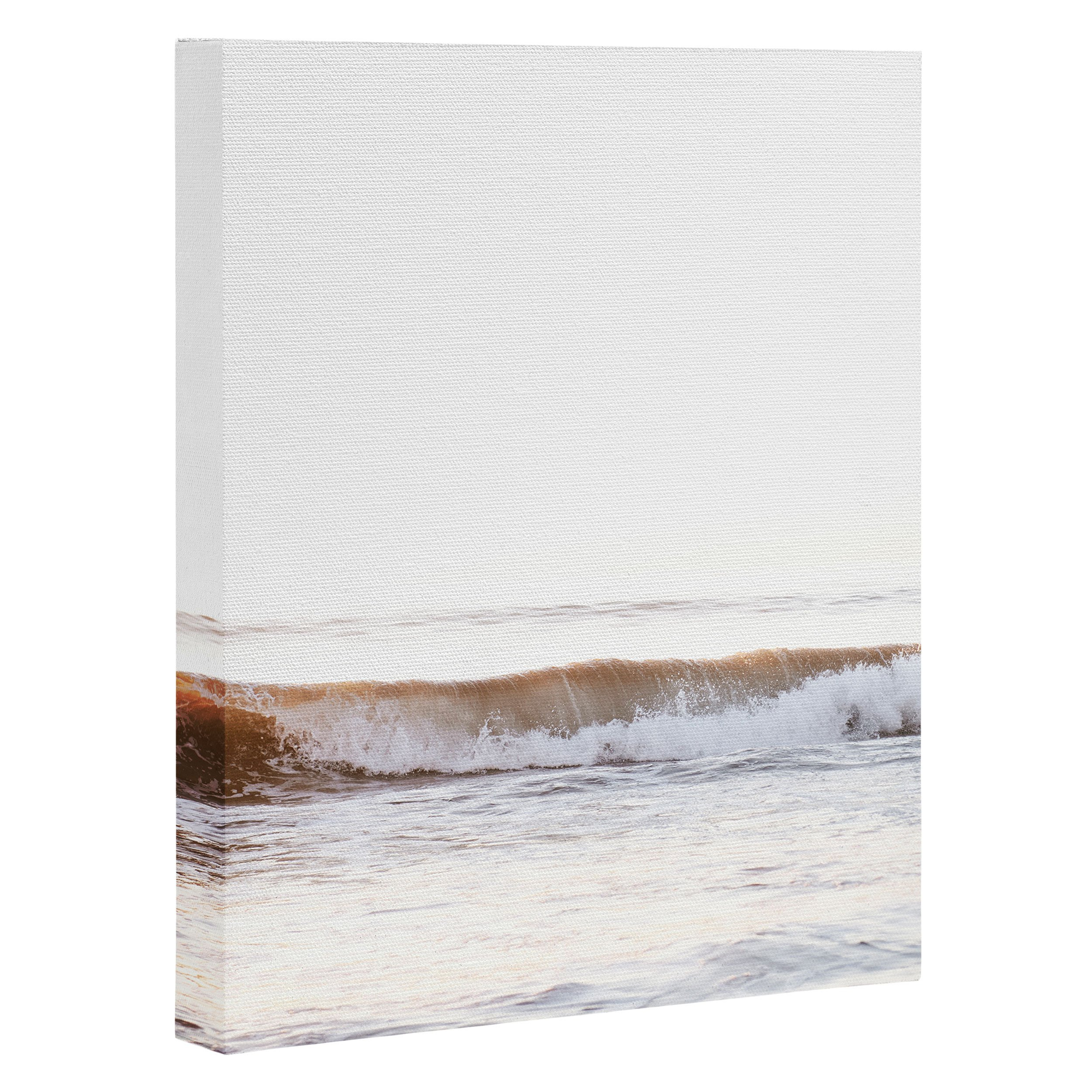 Minimalist Wave by Bree Madden - Art Canvas 24" x 30" - Wander Print Co.