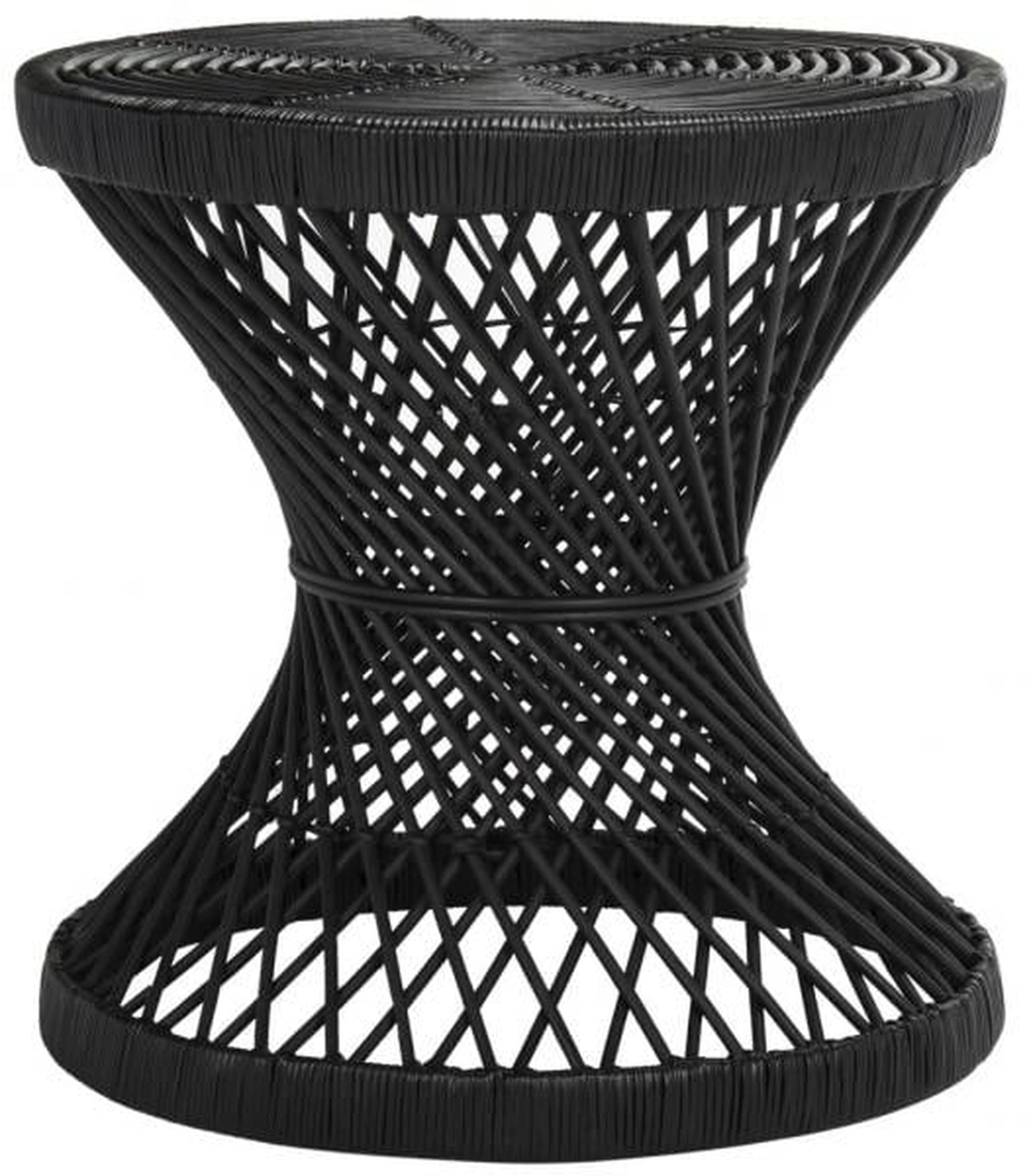 Grimson Small Bowed Accent Table - Black - Safavieh - Safavieh