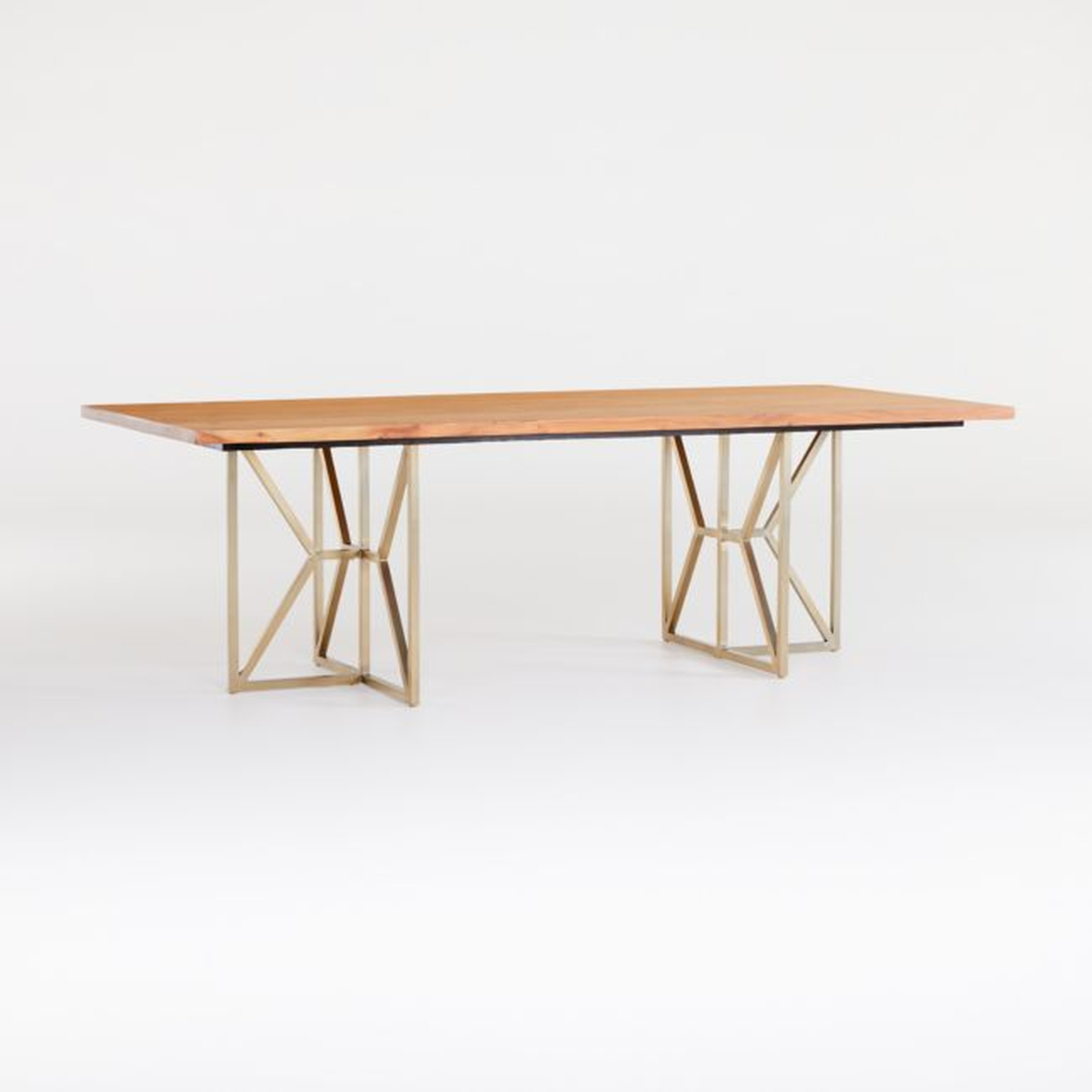 Hayes 94" Rectangular Dining Table - Backorder: August - Crate and Barrel