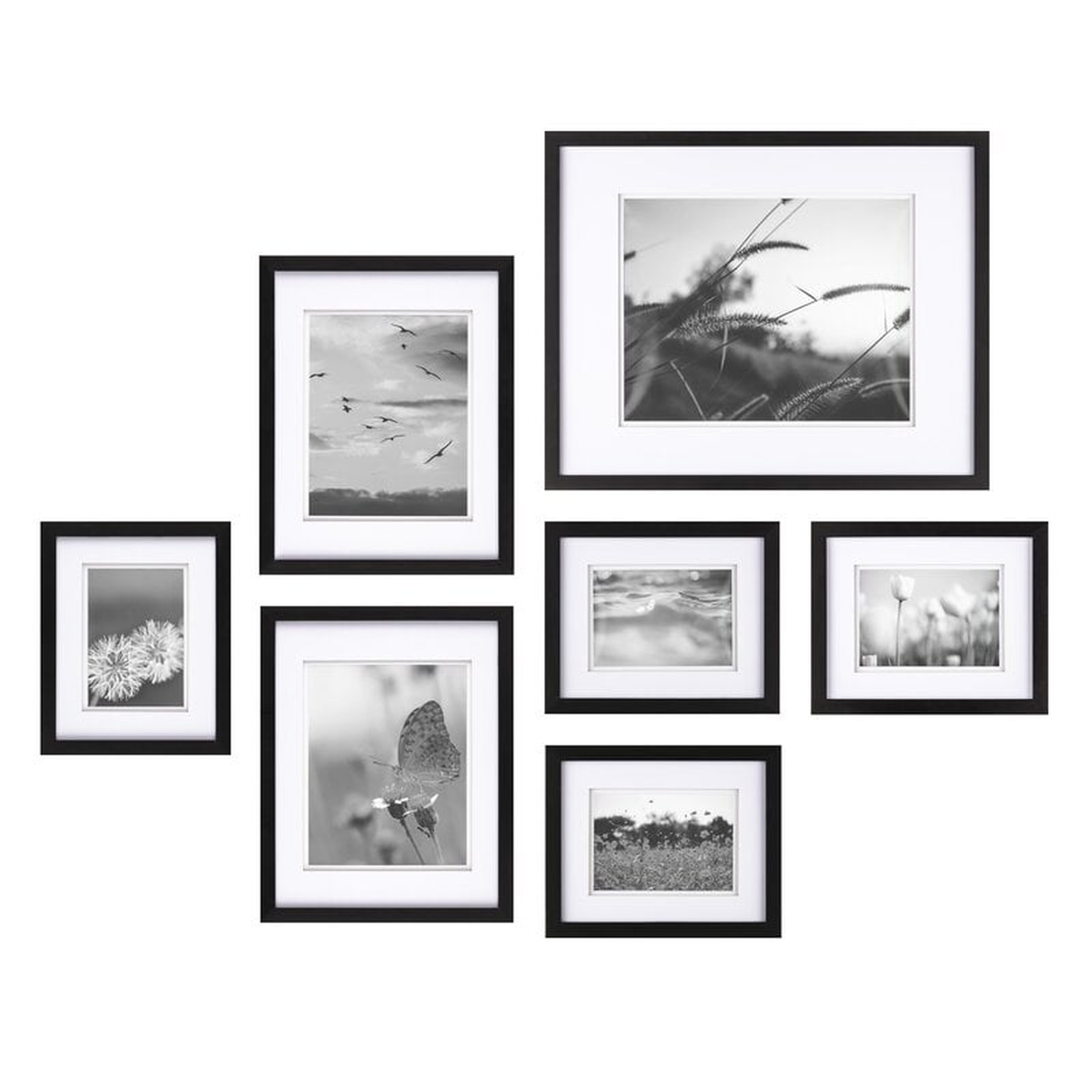 7 Piece Goin Build a Gallery Wall Picture Frame Set - Wayfair
