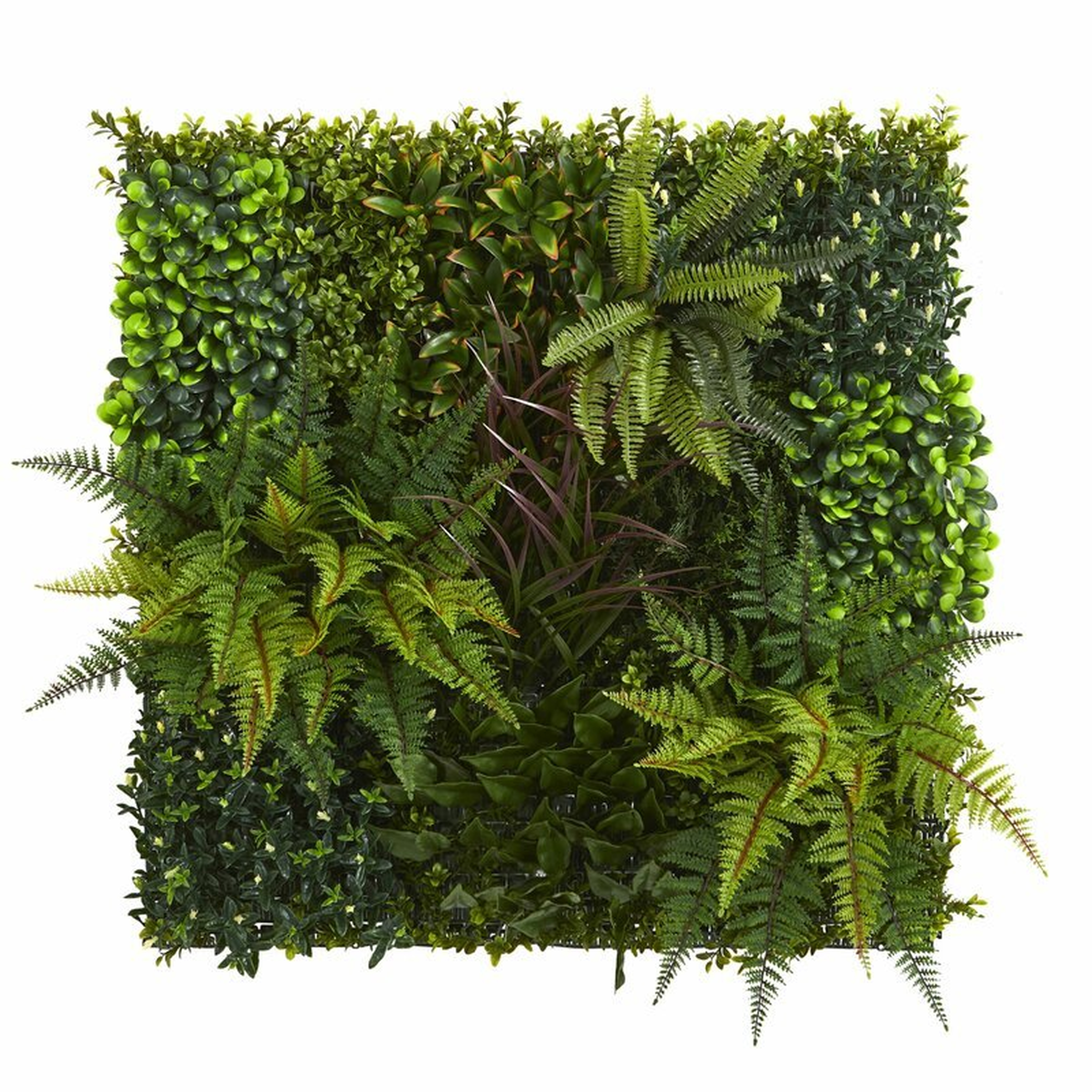 Artificial Living Wall Succulent Plant - Wayfair