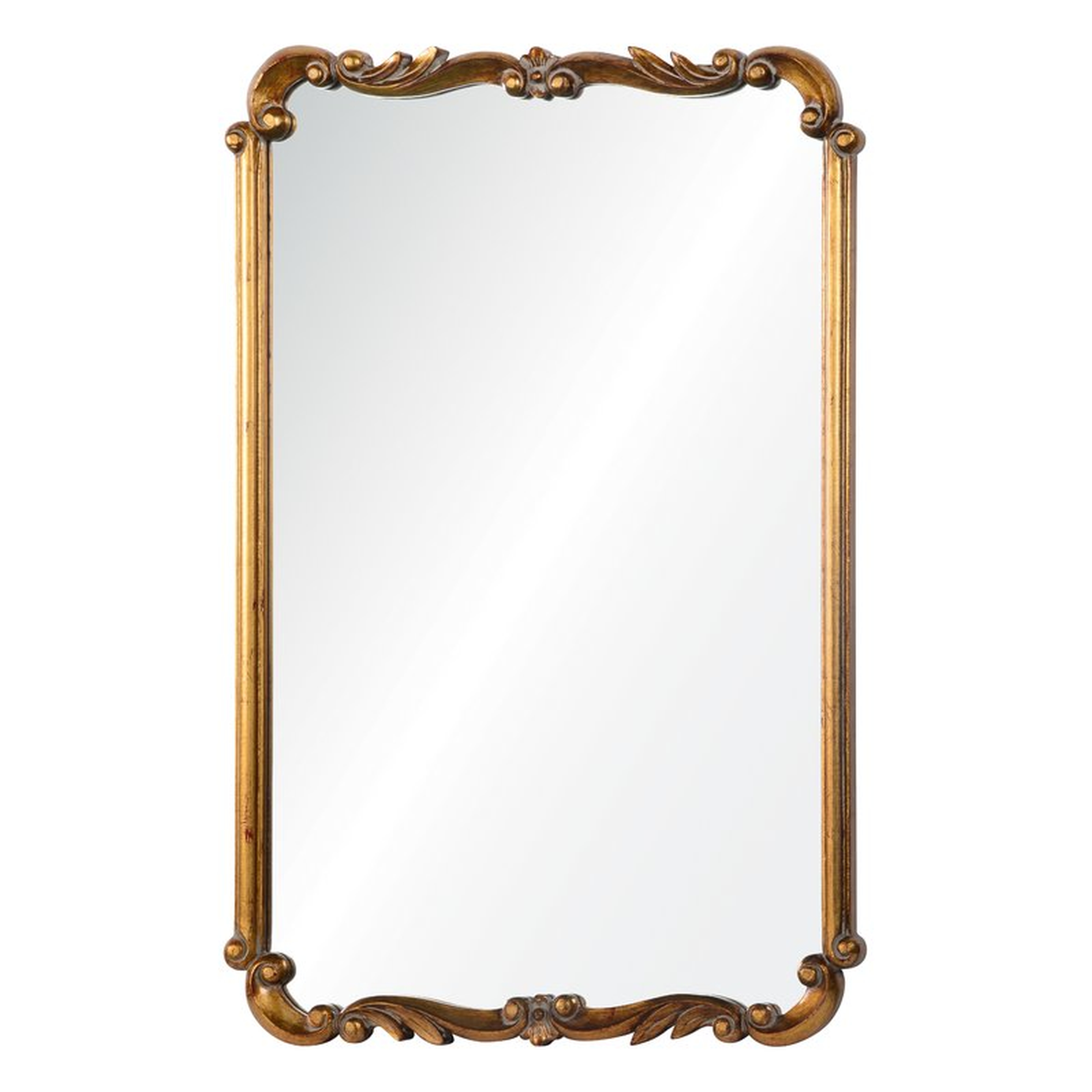 Rectangle Gold Wall Mirror - Wayfair