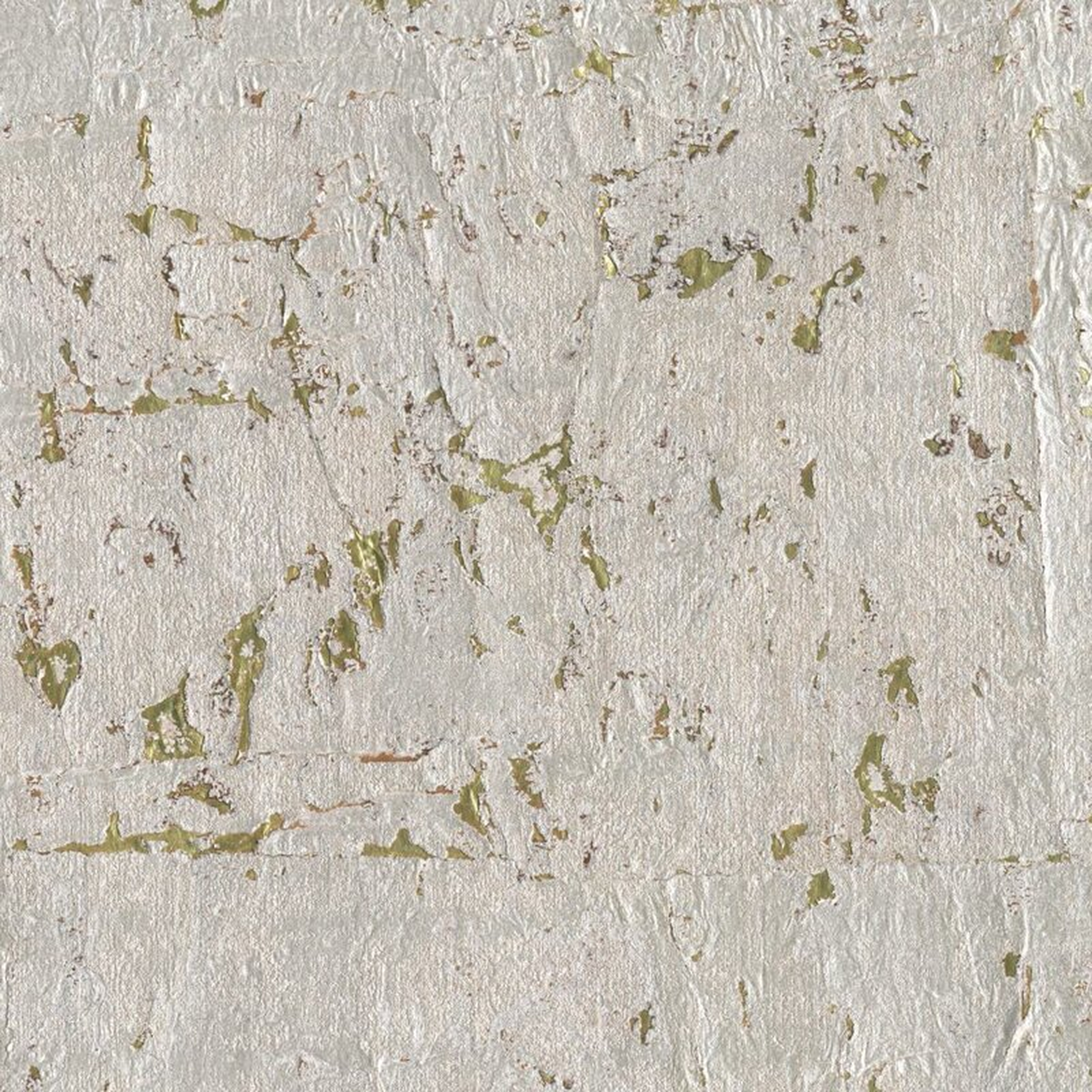 Candice Olson Modern Nature 24' L x 36" W Textured Wallpaper Roll, Metallic Silvery Gray/Dark Brown/Metallic Gold - Wayfair