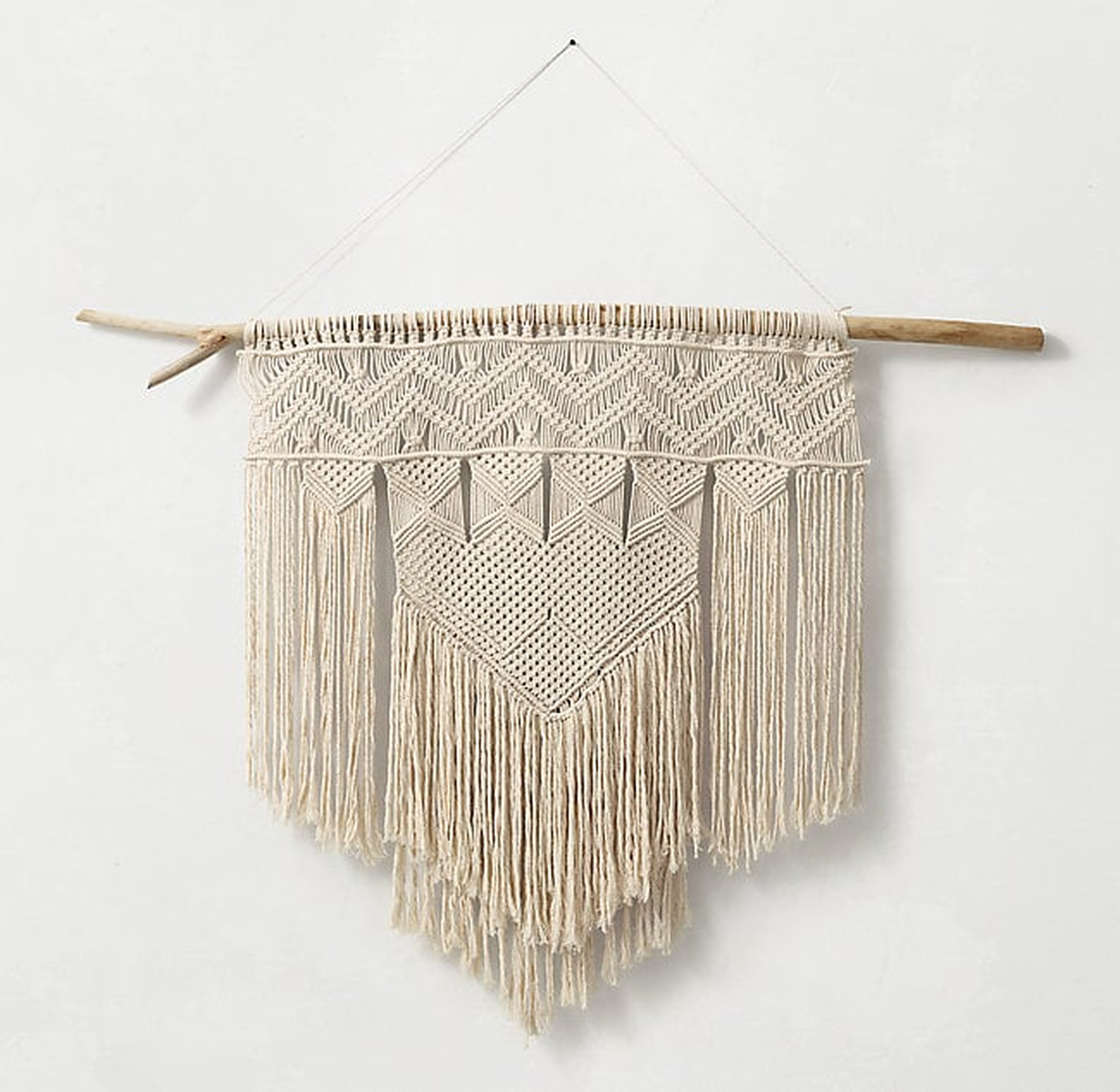 Hand-Knotted Macrame Large Wall Hanging - RH Teen