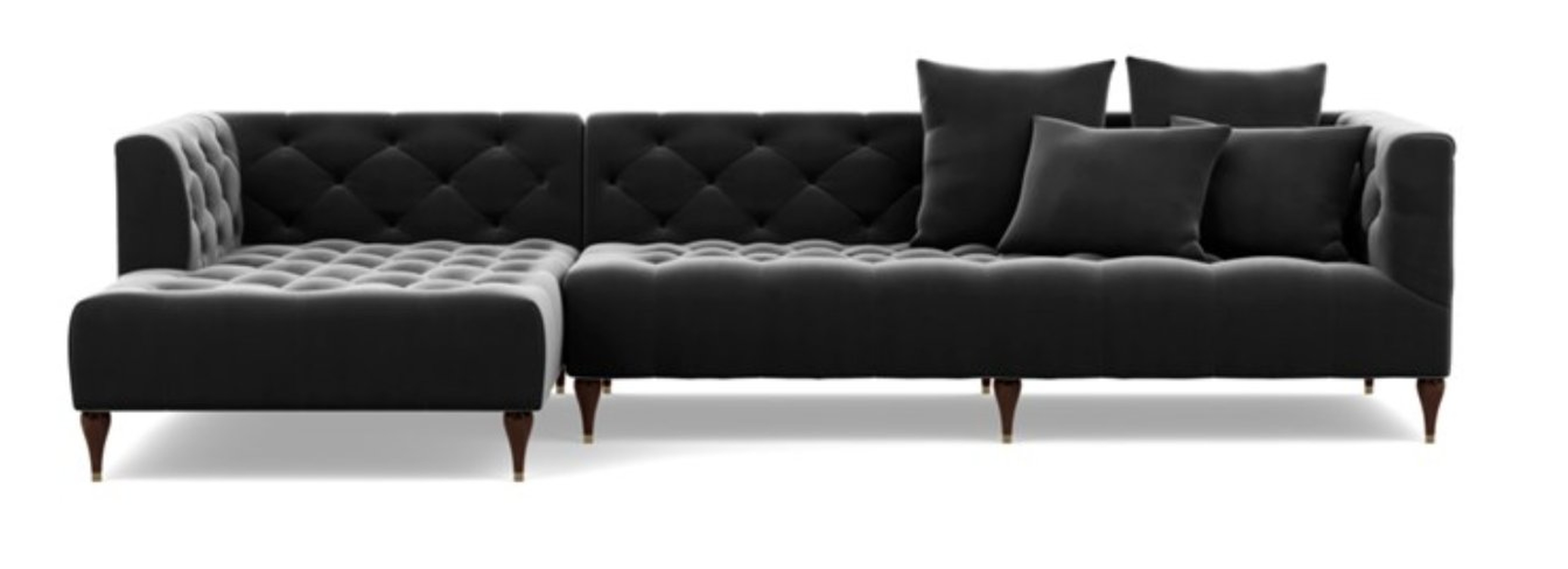 MS. CHESTERFIELD Sectional Sofa with Left Chaise - Interior Define