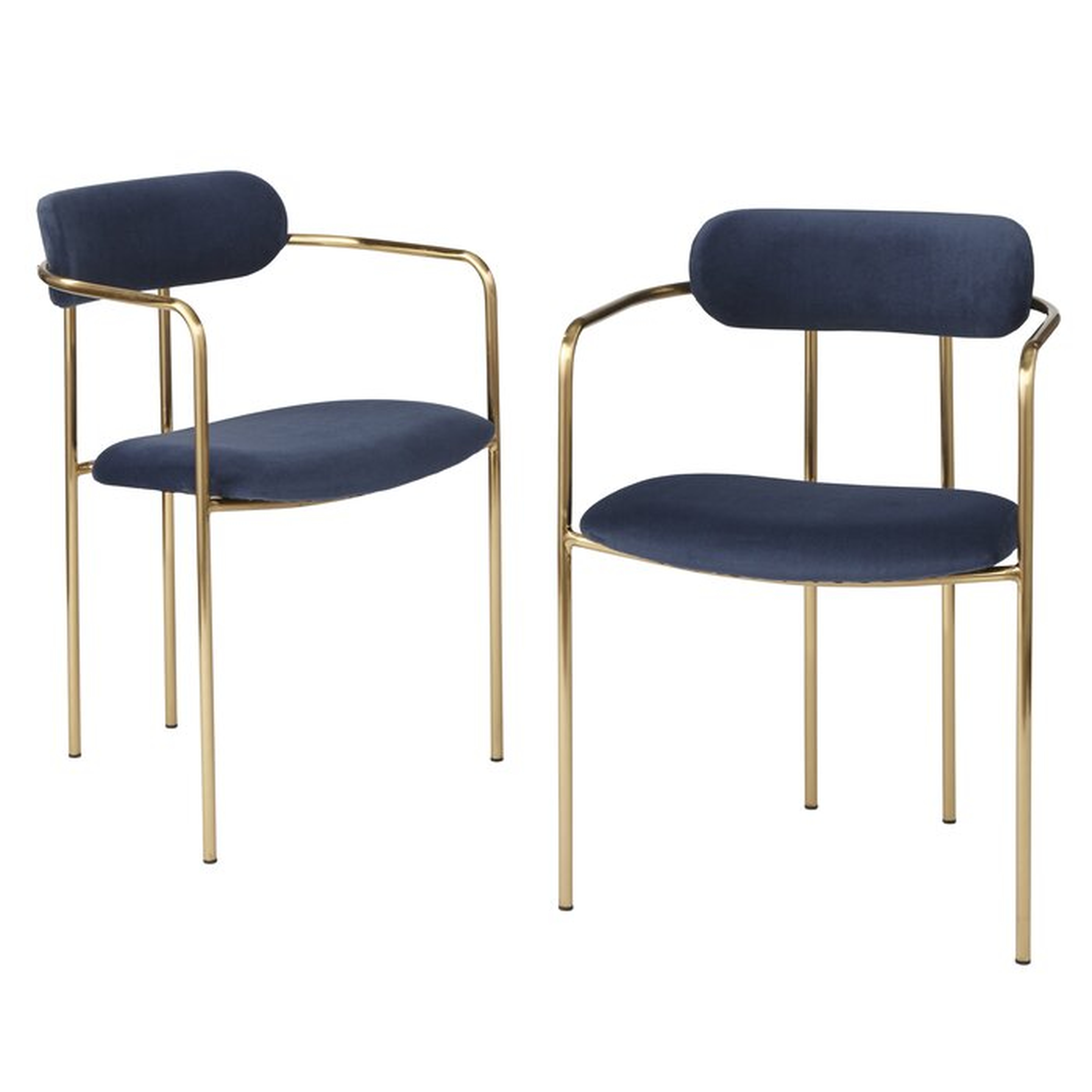 Carrigan Upholstered Dining Chair - Set of 2 - Wayfair