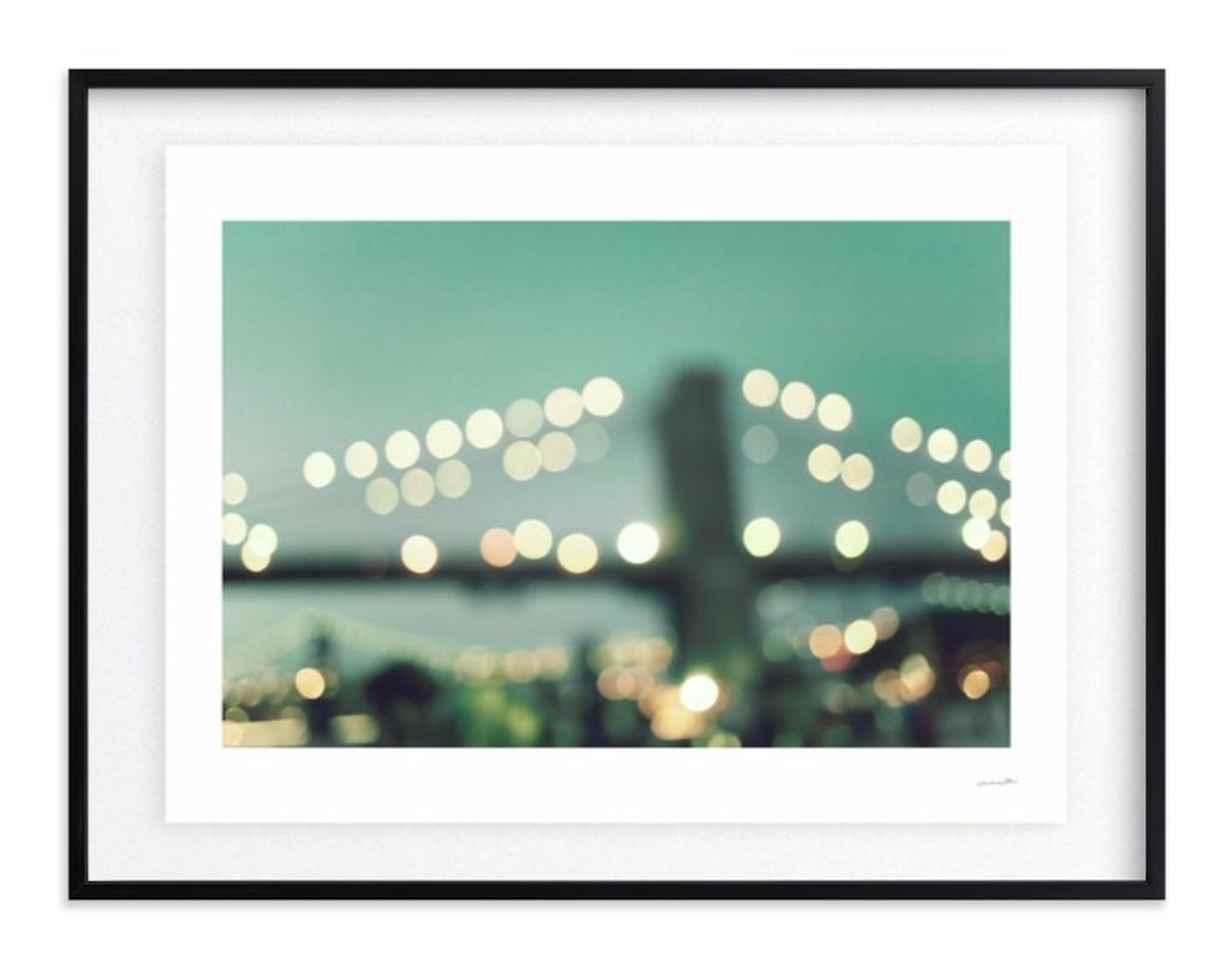 "nyc dusk" LIMITED EDITION ART by Caroline Mint (W/ Artist Signature) - Minted