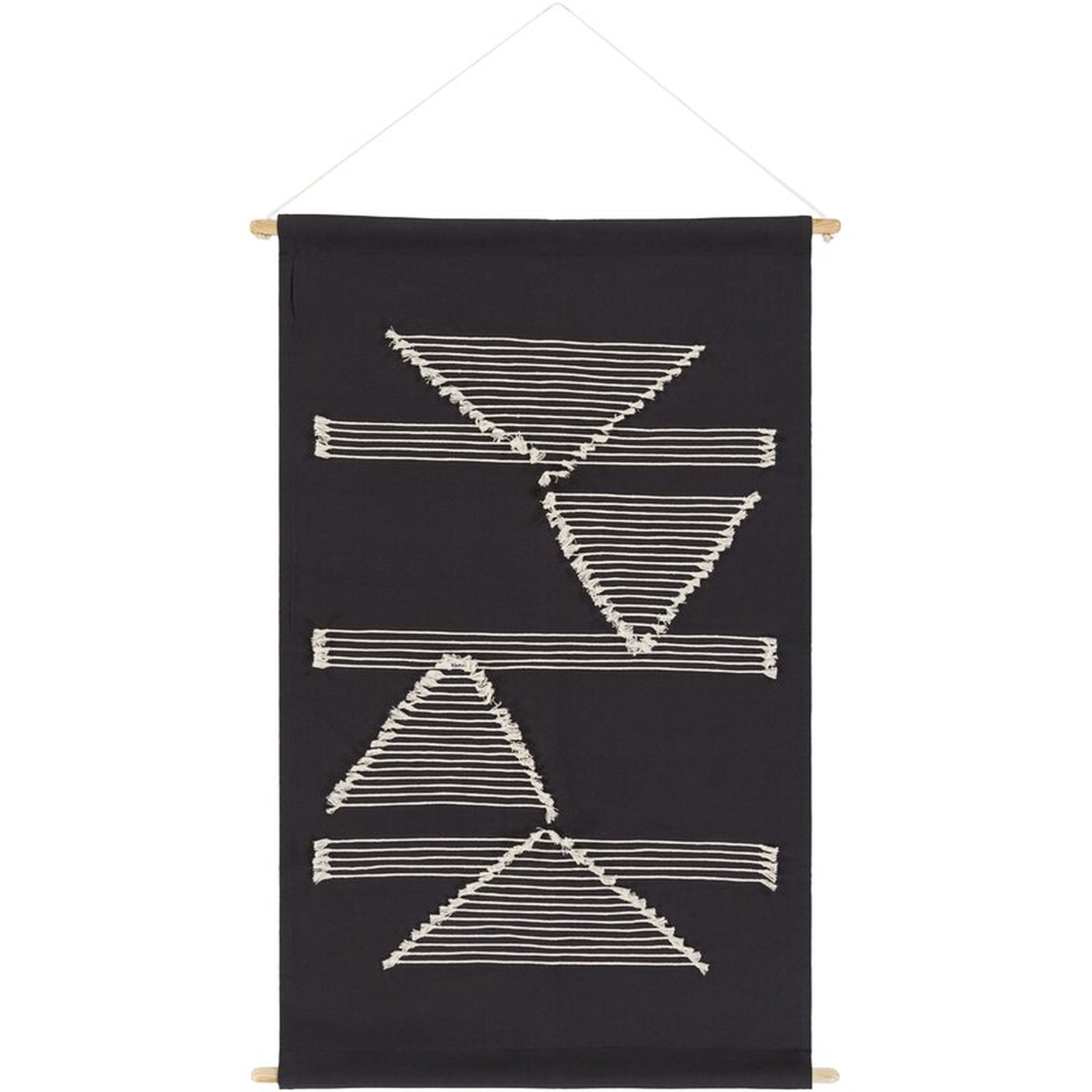 Cotton Modern Wall Hanging with Rod Included - AllModern