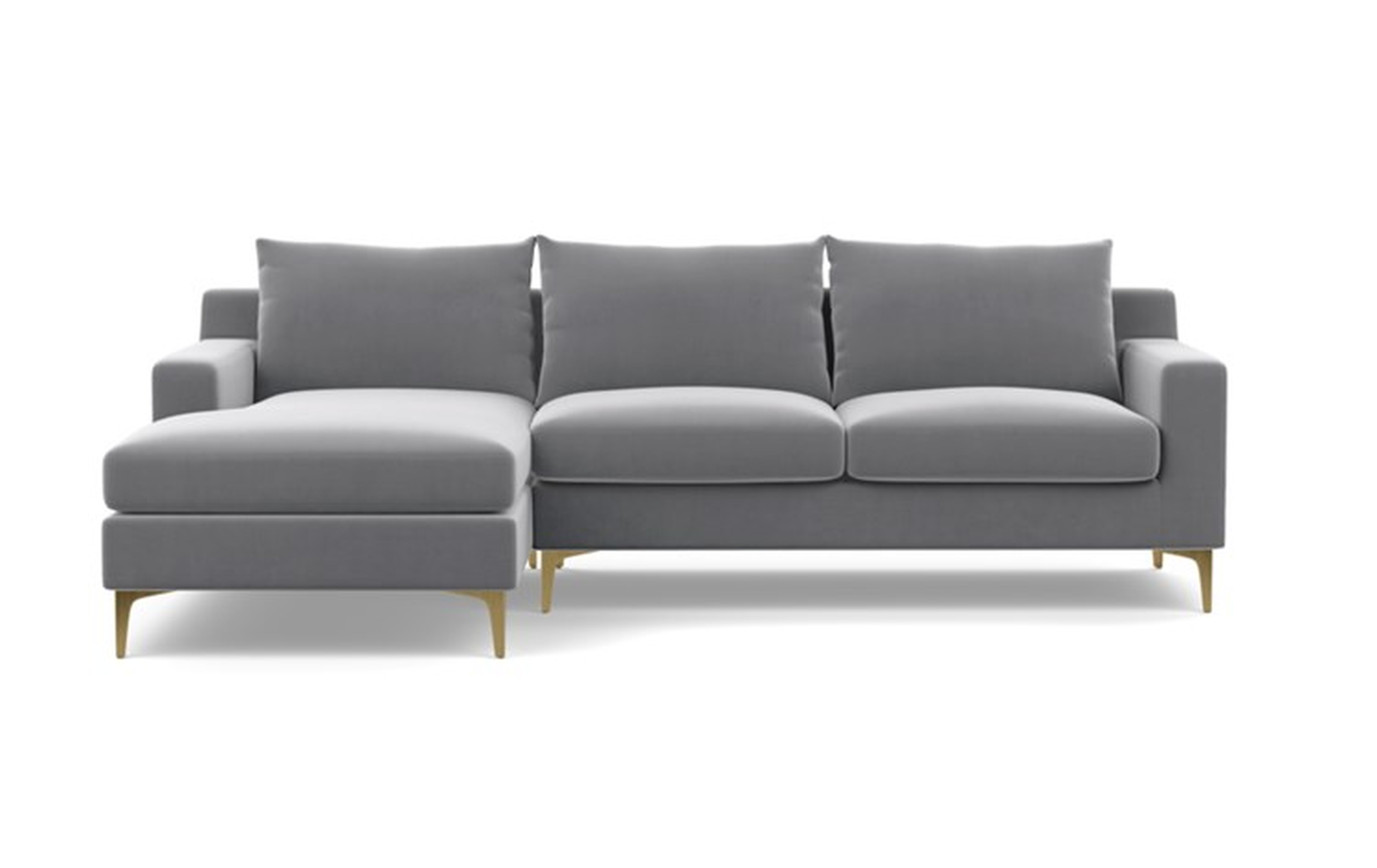 Sloan Sectional Sofa with Left Chaise *BENCH CUSHION - Interior Define