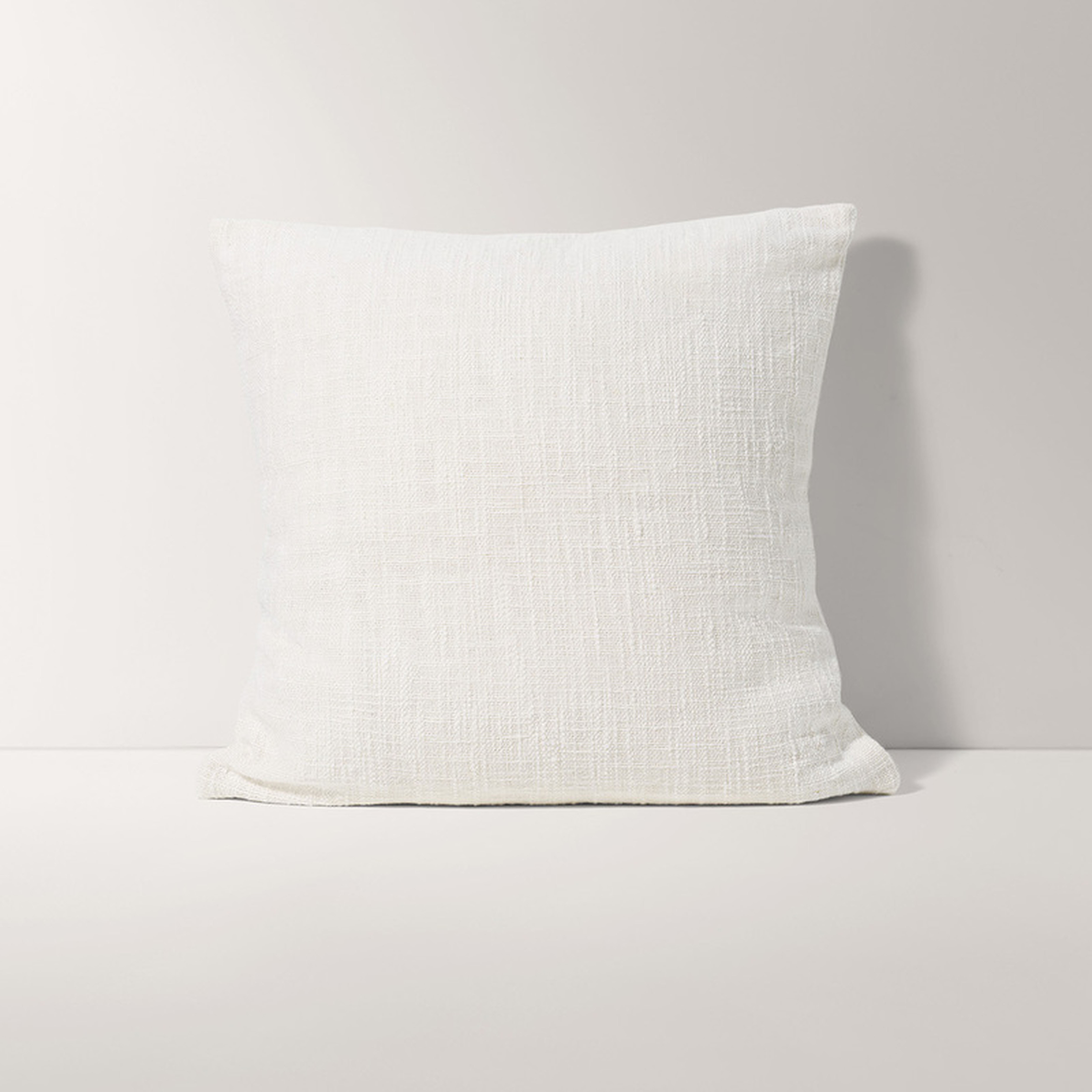 Essential Ivory Square Pillow Cover in Mixed - Burrow