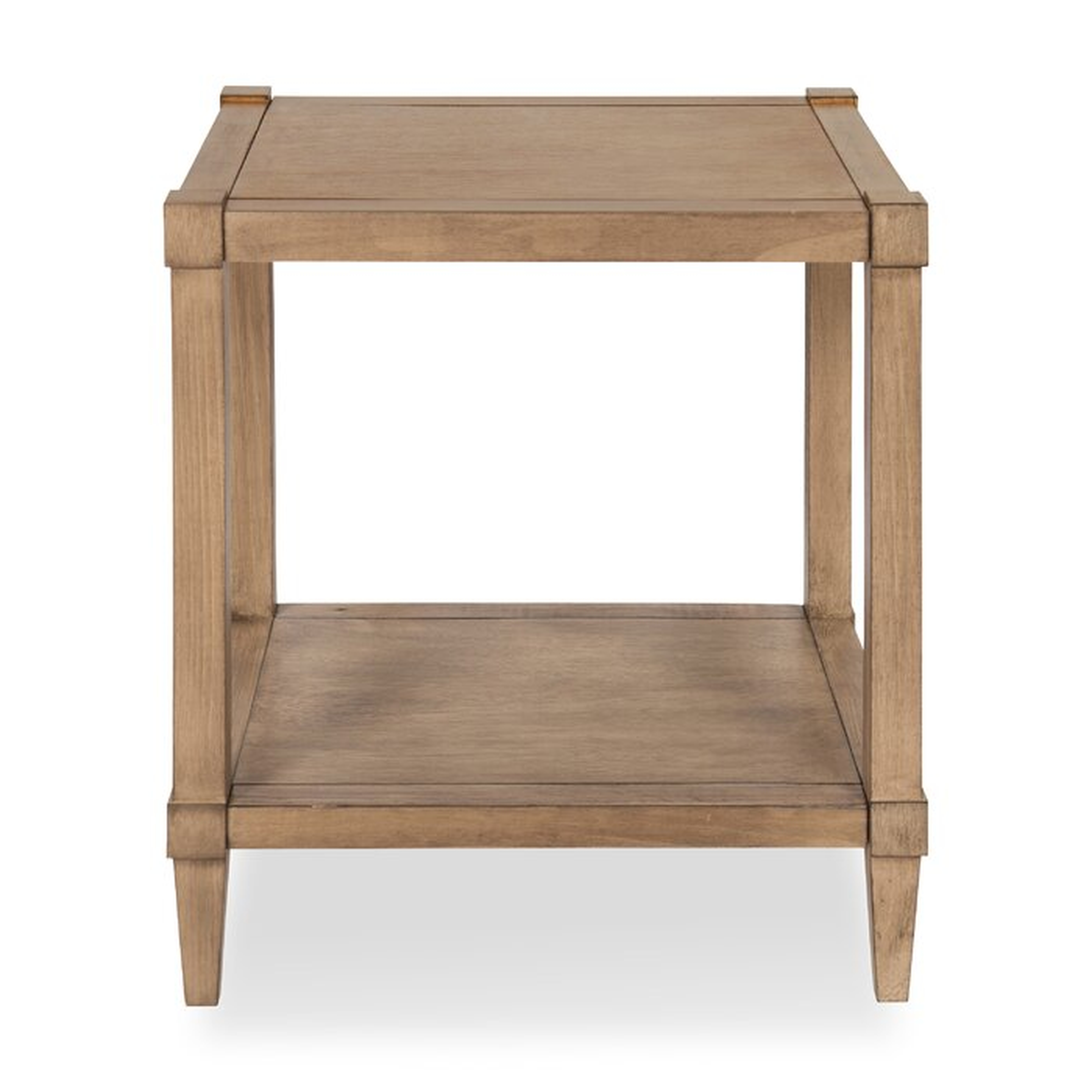 Gretchen Wooden Side Accent End Table with Storage - Wayfair