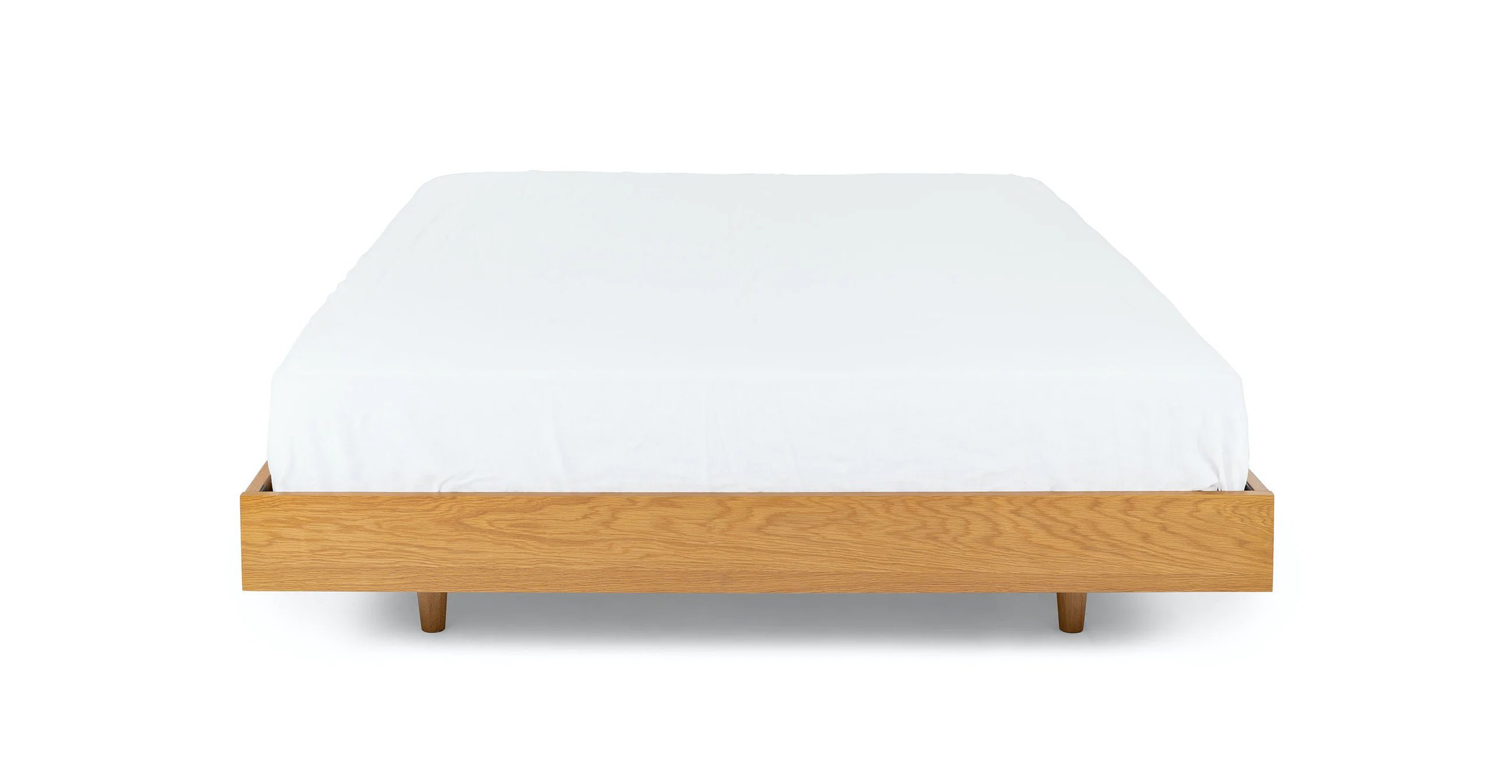 Basi King Bed Frame - Oak - Article