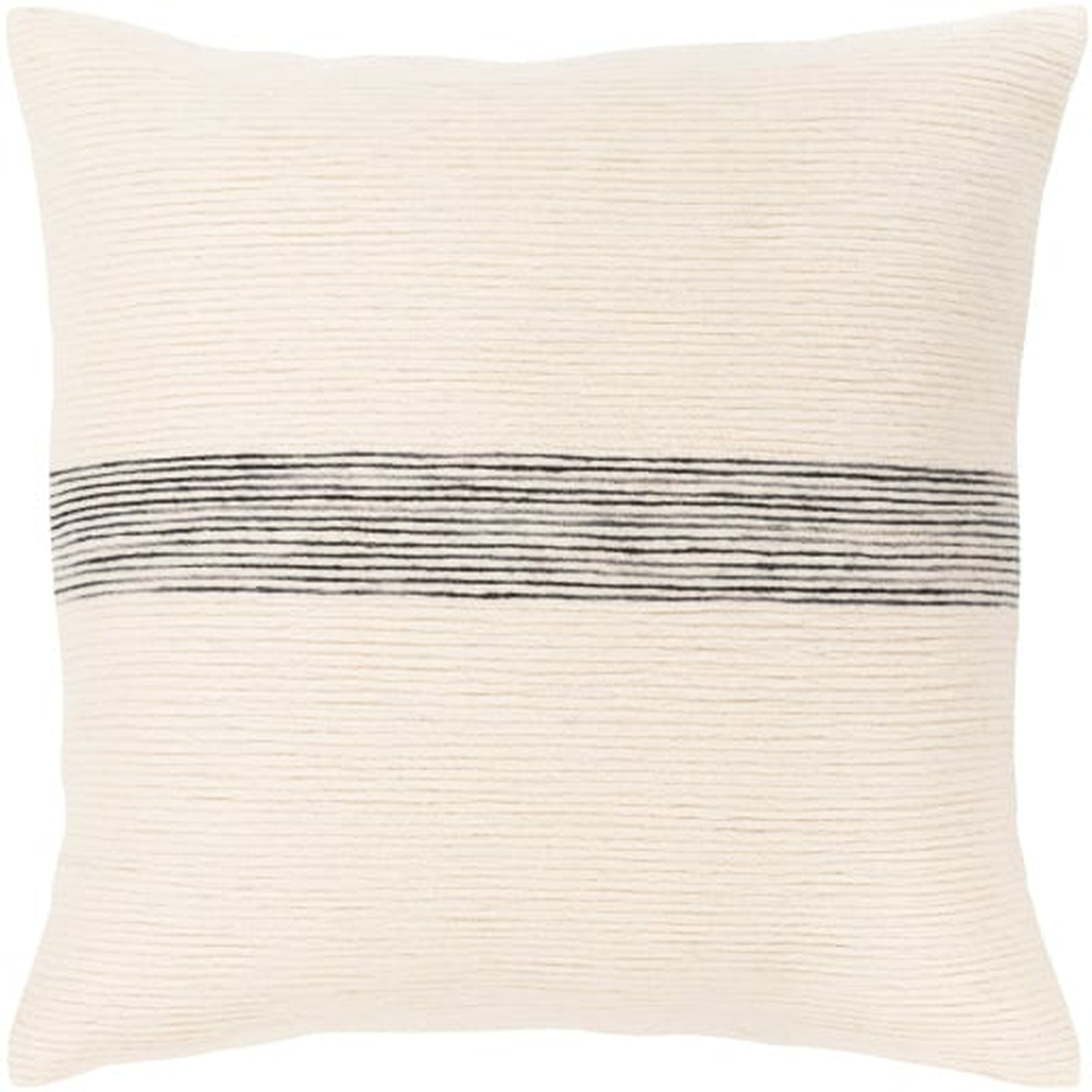 Carine Throw Pillow, 22" x 22", with poly insert - Surya