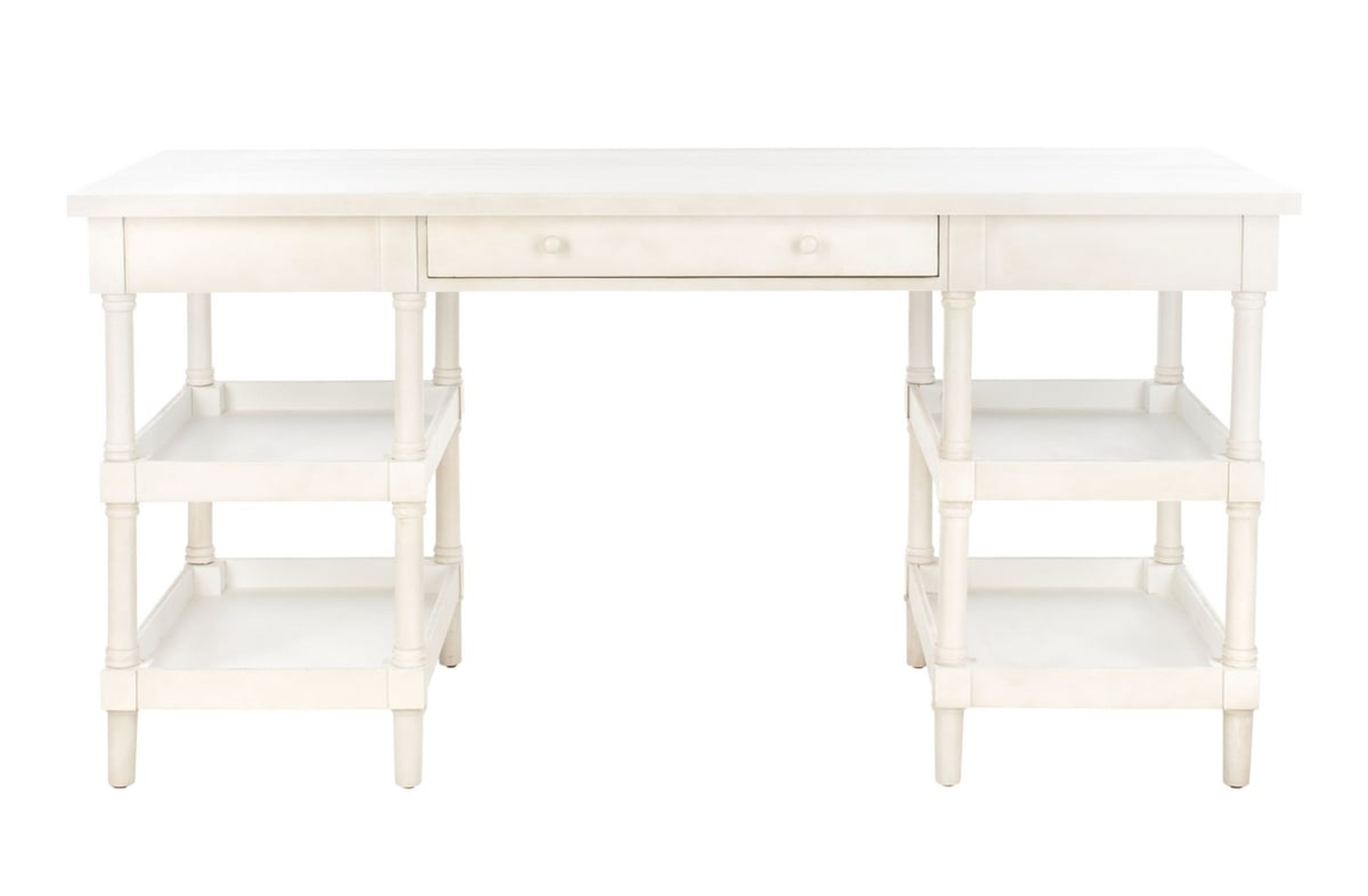 Dixon Desk - White Wash - Safavieh - Safavieh