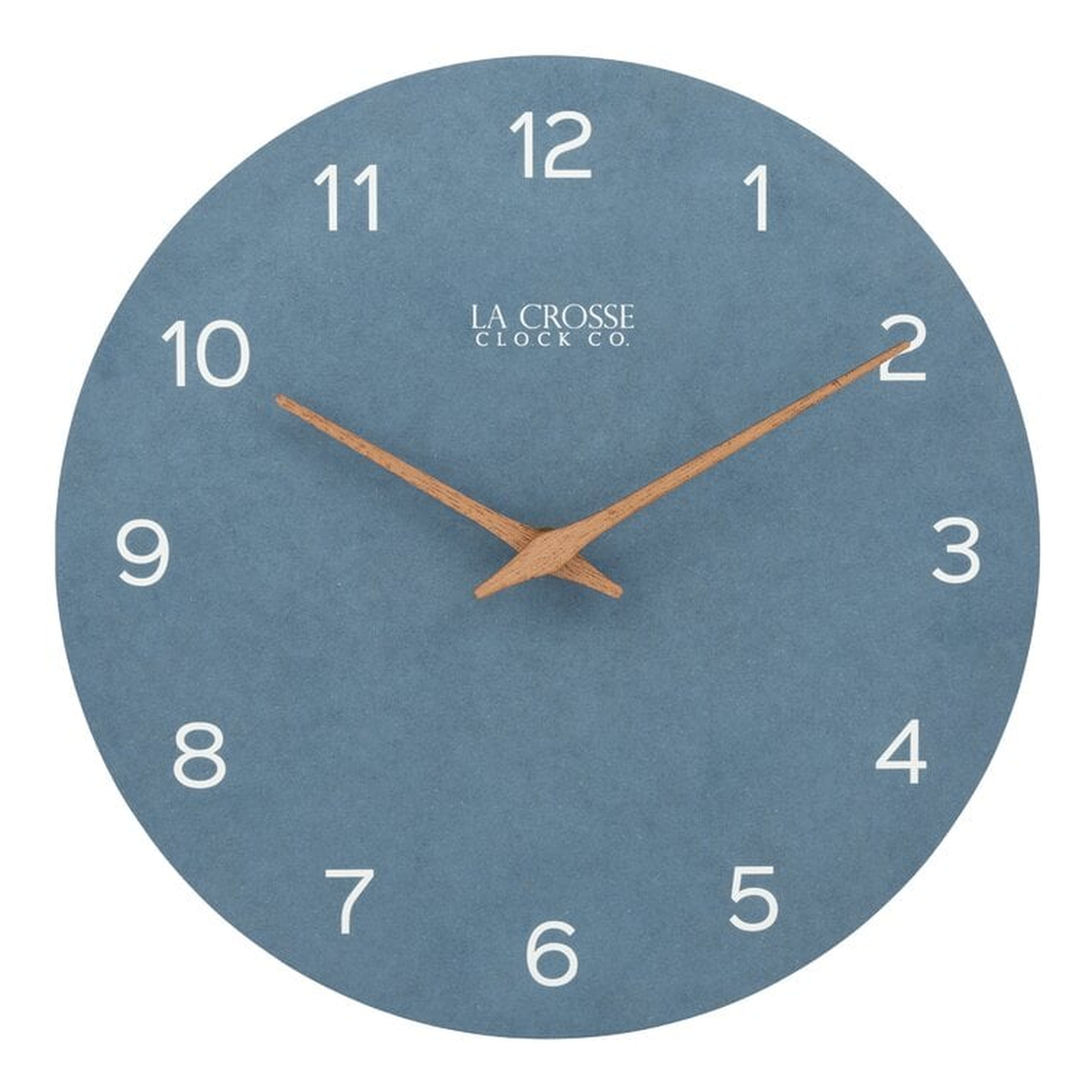 12" Tahoe Blue Quartz Wall Clock - Wayfair