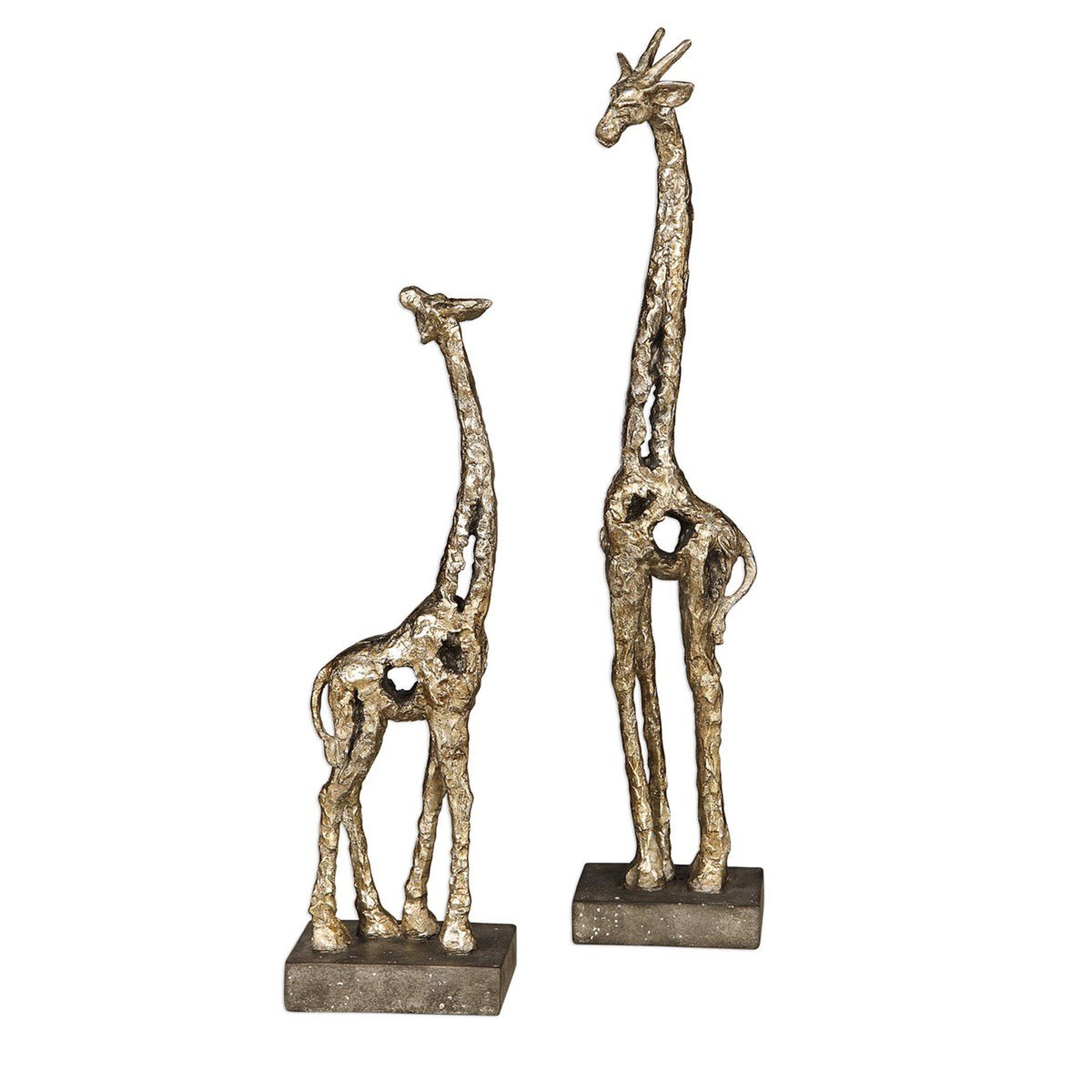 MASAI GIRAFFE FIGURINES, S/2 - Uttermost