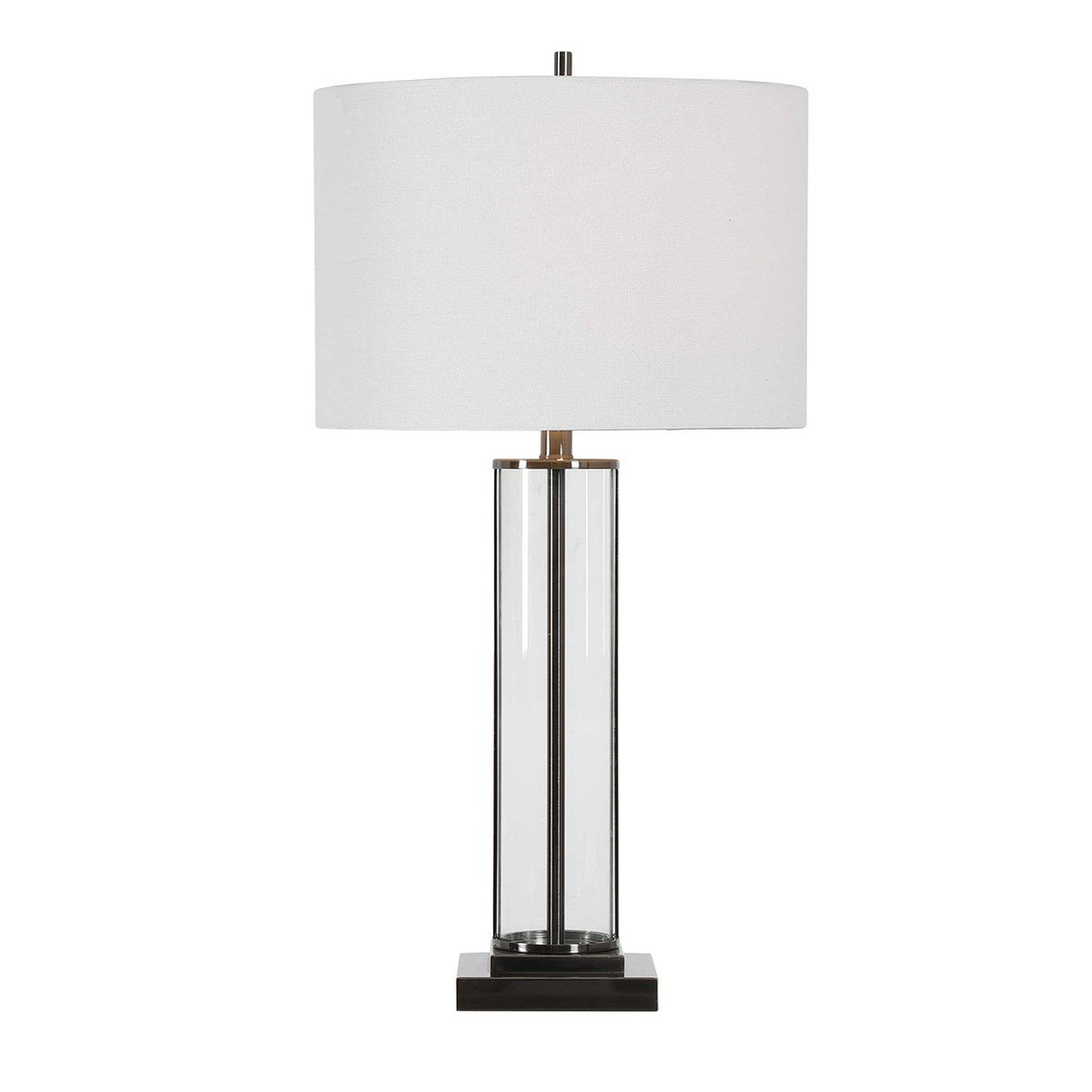 Glass Cylinder Table Lamp - Hudsonhill Foundry
