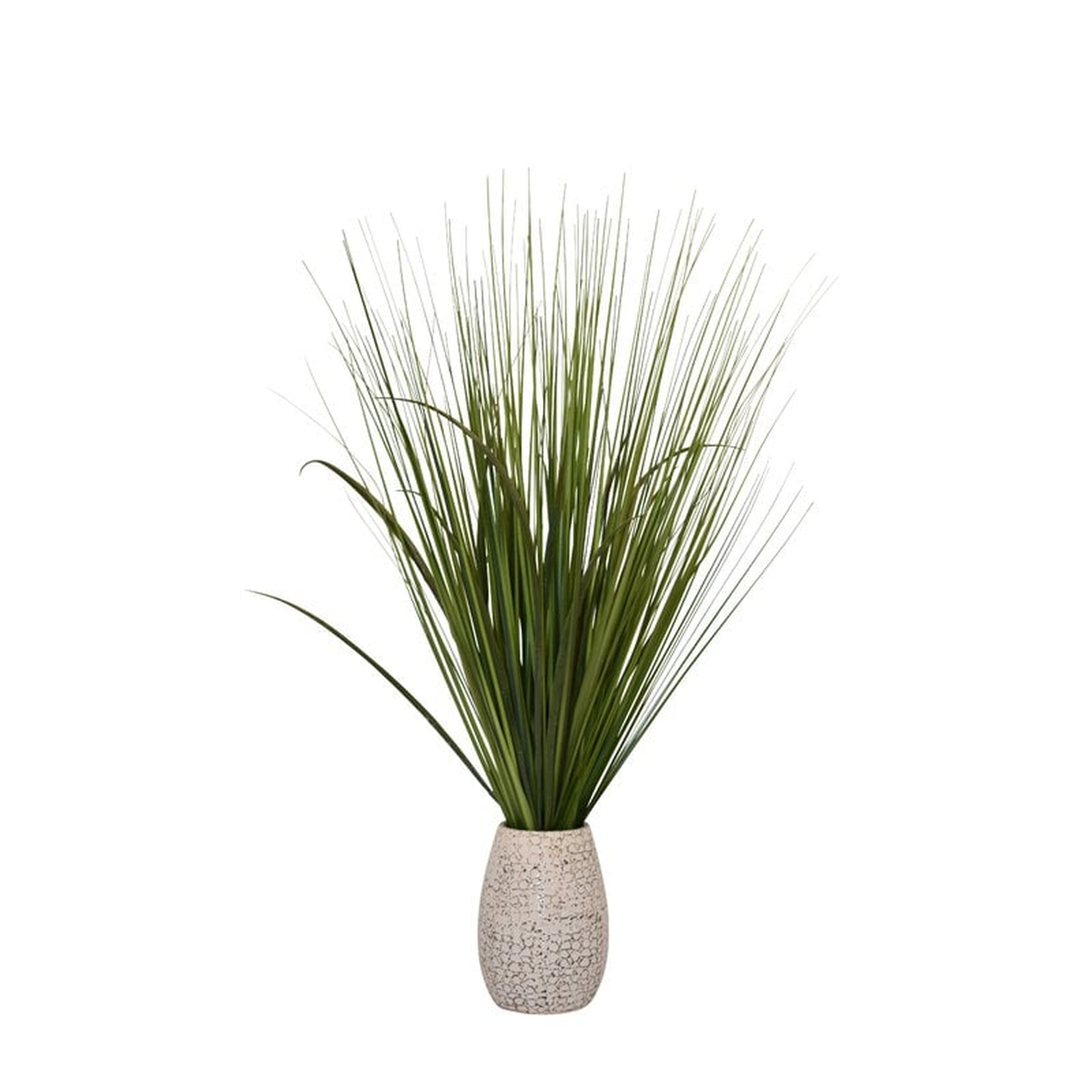 30" Artificial Foliage Grass in Pot - Wayfair