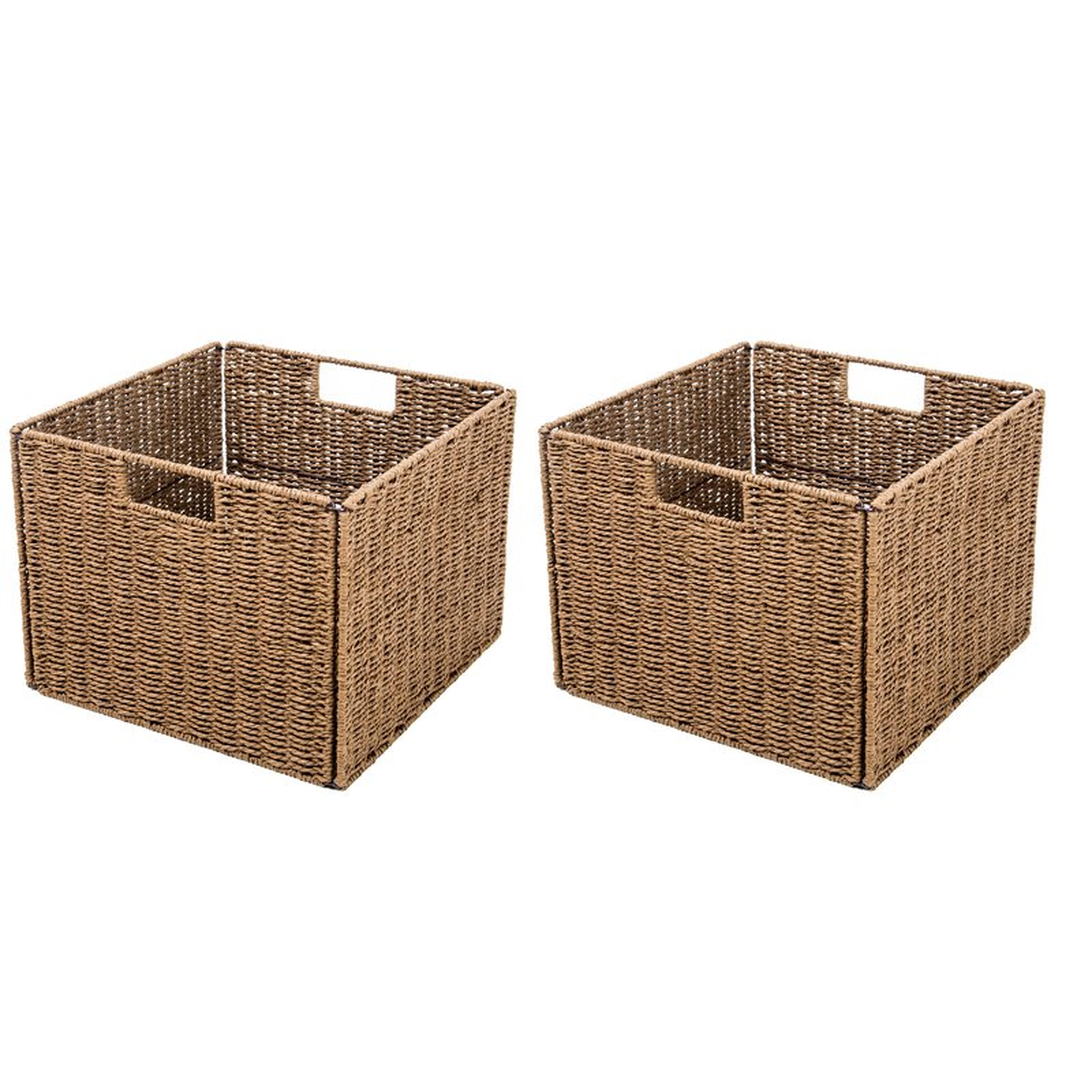 Foldable Storage Basket (Set of 2) - Wayfair