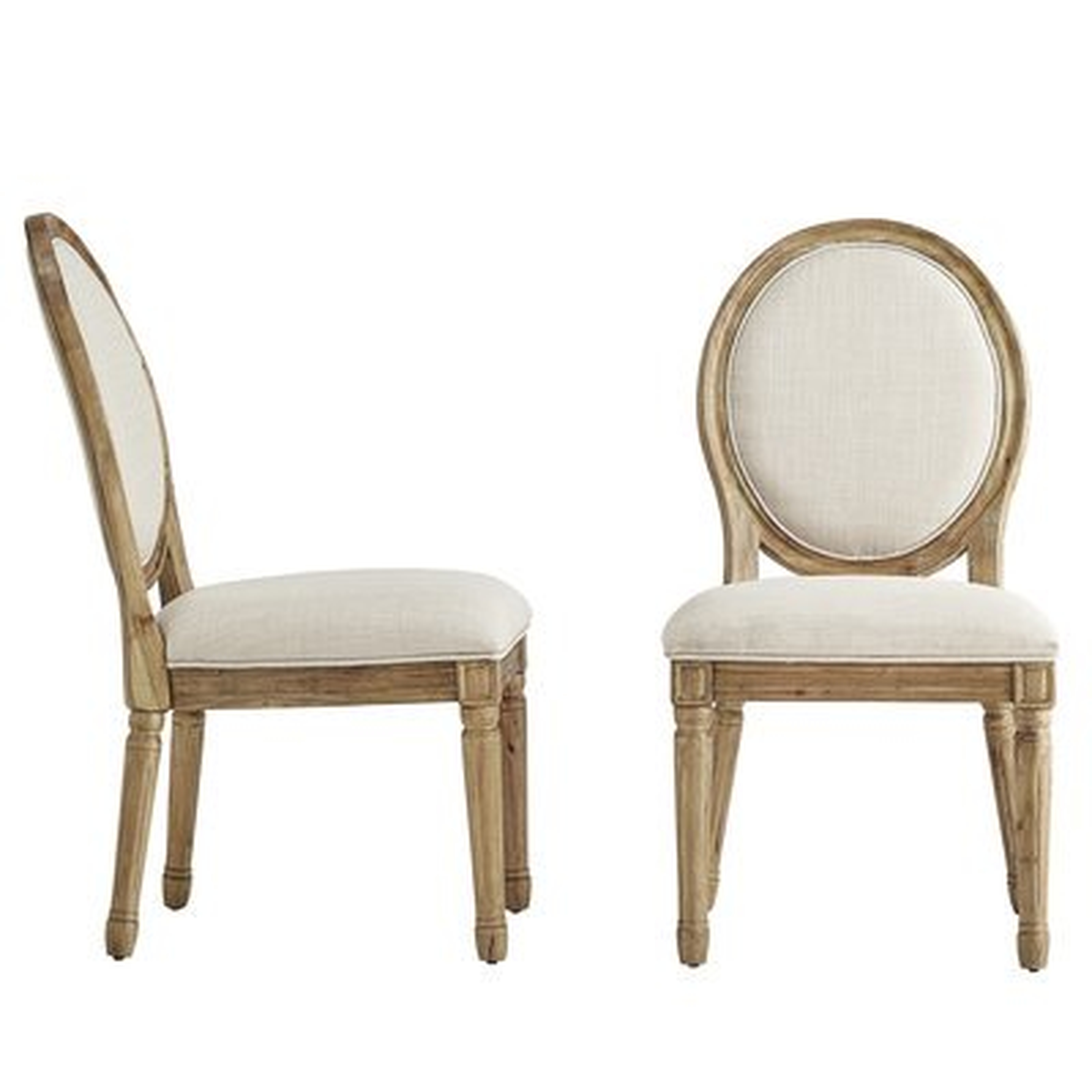 Lachance Round Upholstered Dining Chair (set of 2) - Wayfair